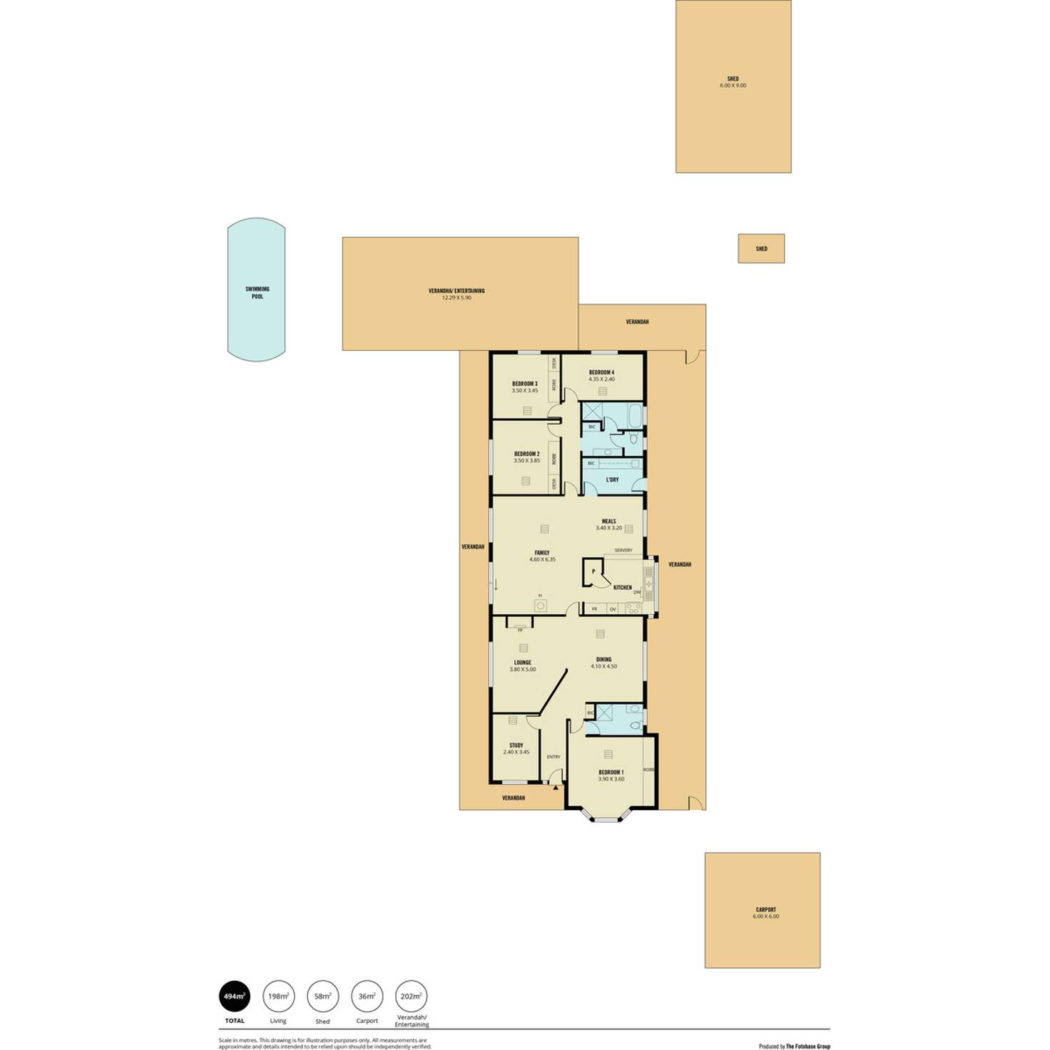 Floorplan of Homely house listing, 423 Uley Road, Uleybury SA 5114