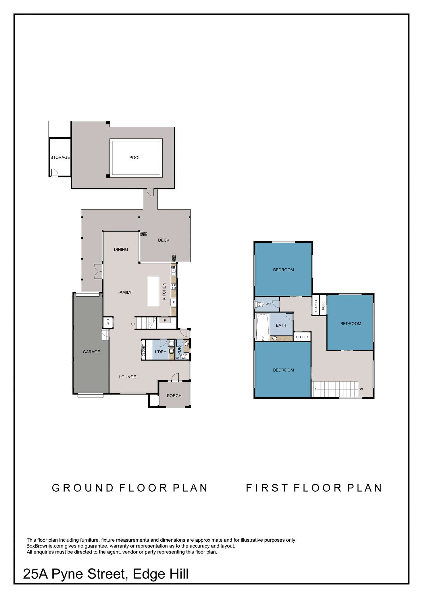 Floorplan of Homely house listing, 25A Pyne Street, Edge Hill QLD 4870