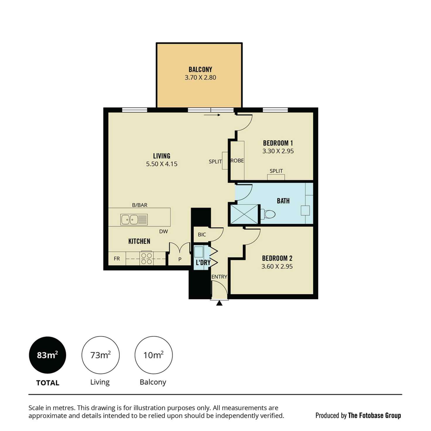 Floorplan of Homely unit listing, 48/51 Victoria Parade, Mawson Lakes SA 5095