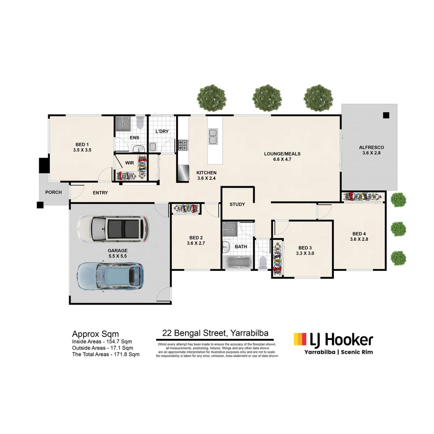Floorplan of Homely house listing, 22 Bengal Street, Yarrabilba QLD 4207