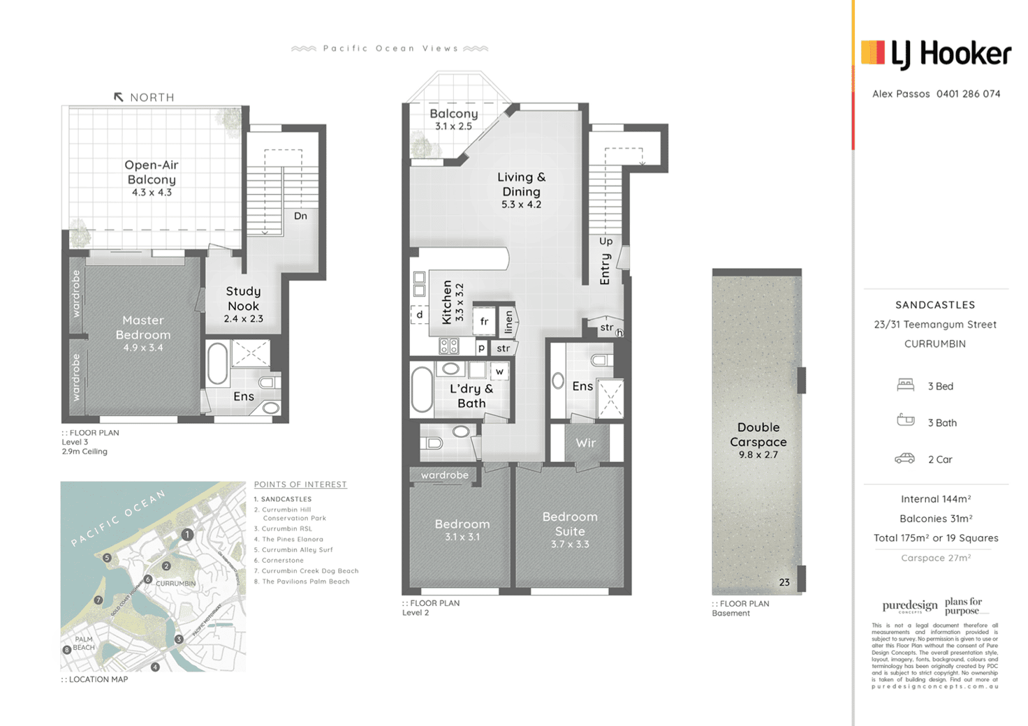 Floorplan of Homely apartment listing, 23/31 Teemangum Street, Currumbin QLD 4223