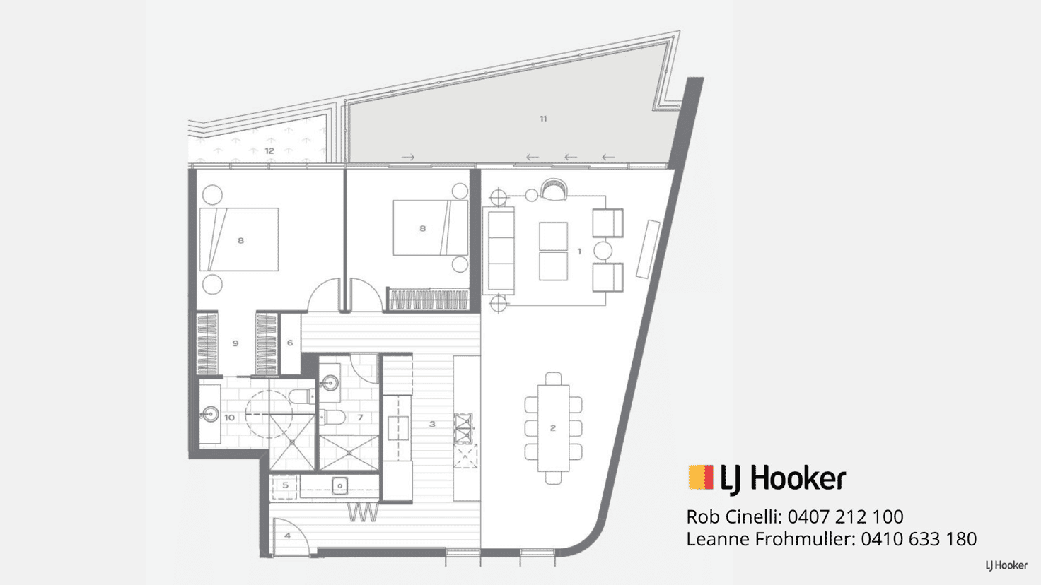 Floorplan of Homely unit listing, 11105/1328 Gold Coast Highway, Palm Beach QLD 4221