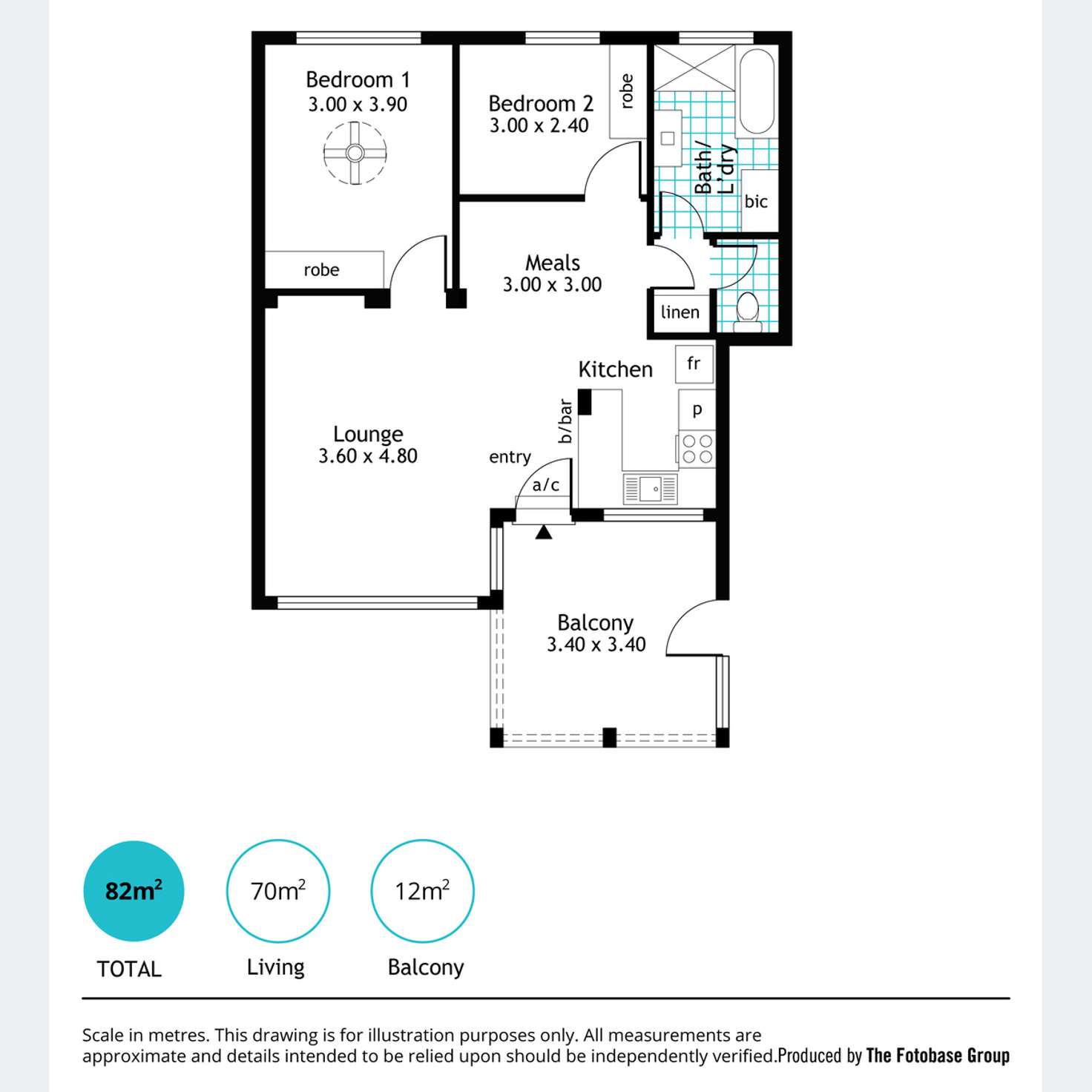 Floorplan of Homely unit listing, 19/197-201 Anzac Highway, Plympton SA 5038