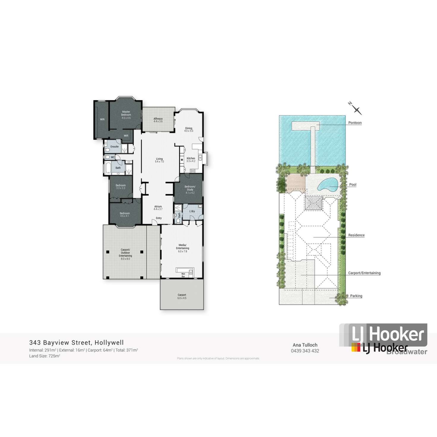 Floorplan of Homely house listing, 343 Bayview Street, Hollywell QLD 4216