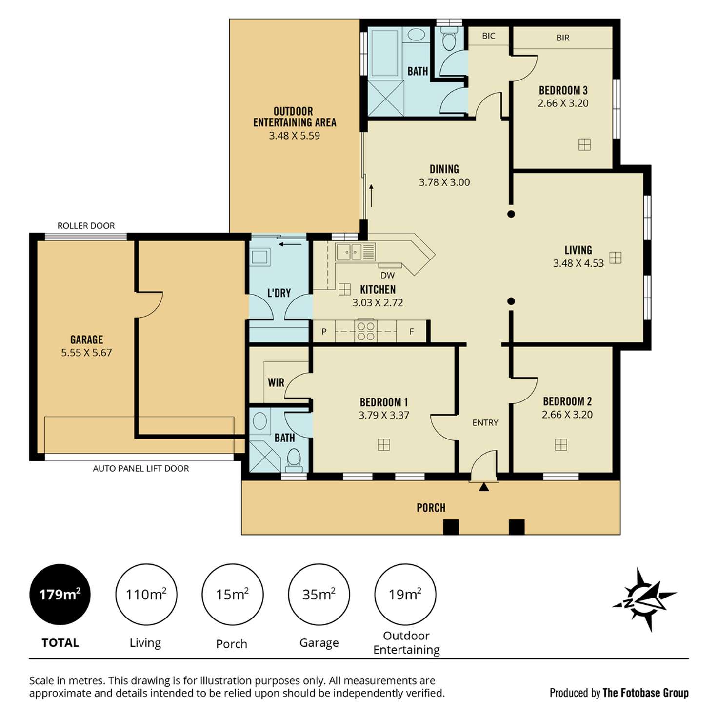 Floorplan of Homely house listing, 15 Coleman Parade, Evanston Park SA 5116