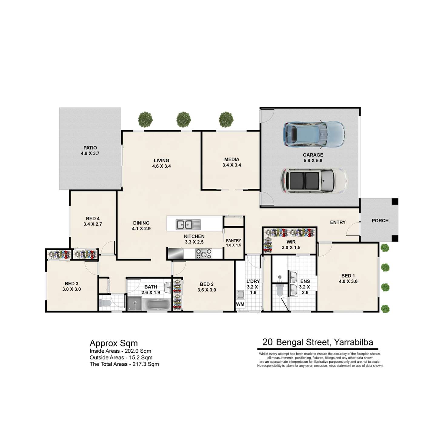 Floorplan of Homely house listing, 20 Bengal Street, Yarrabilba QLD 4207