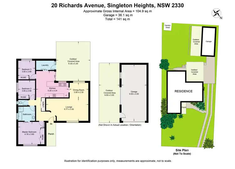 Floorplan of Homely house listing, 20 Richards Avenue, Singleton NSW 2330
