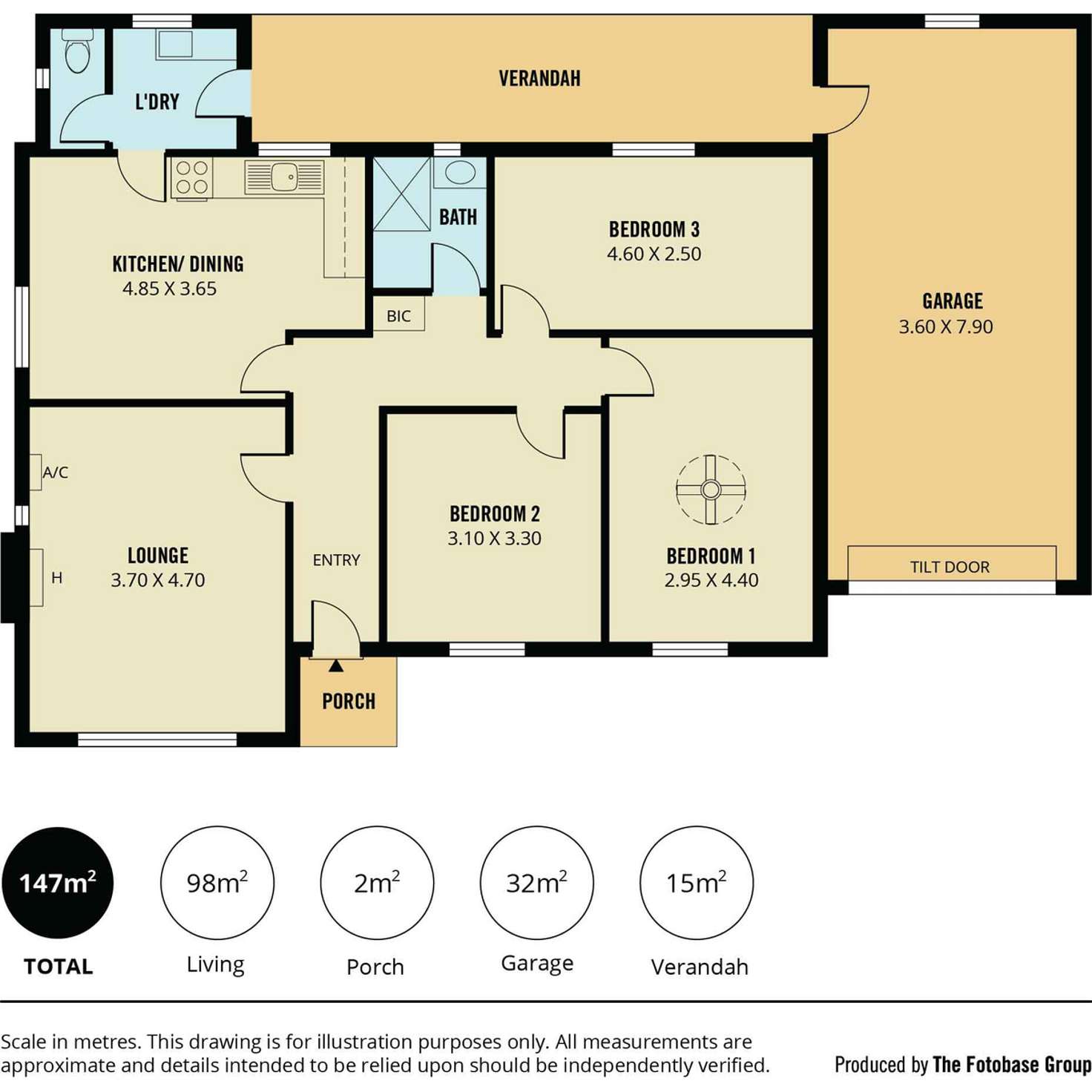 Floorplan of Homely house listing, 3 Smitham Street, Elizabeth Grove SA 5112