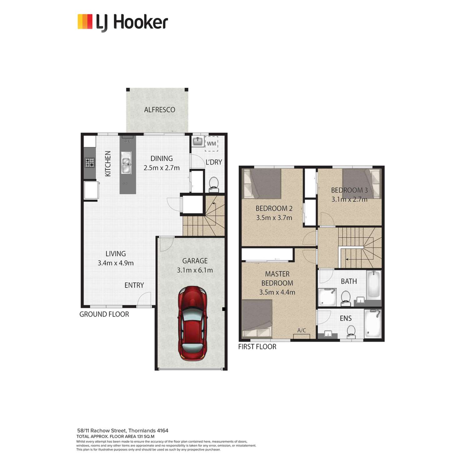 Floorplan of Homely unit listing, 58/11 Rachow Street, Thornlands QLD 4164