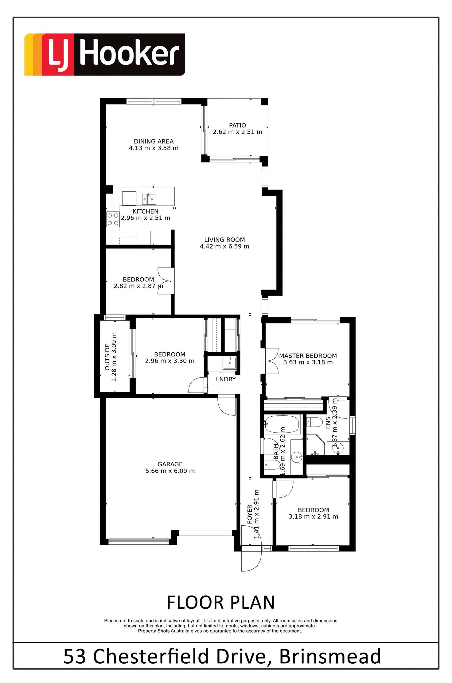 Floorplan of Homely house listing, 53 Chesterfield Close, Brinsmead QLD 4870