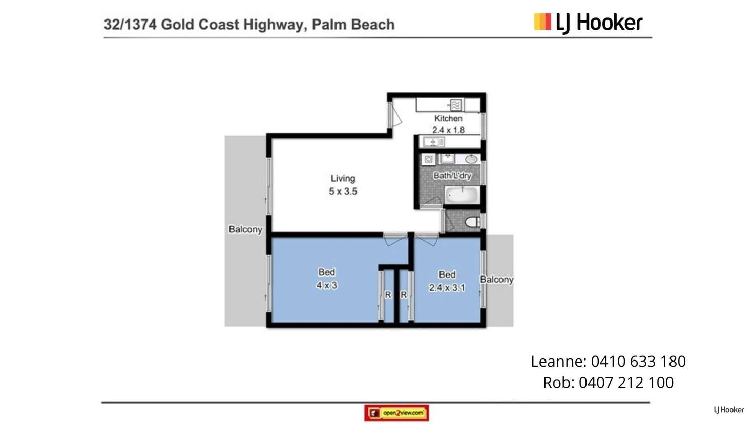 Floorplan of Homely unit listing, 32/1374 Gold Coast Highway, Palm Beach QLD 4221