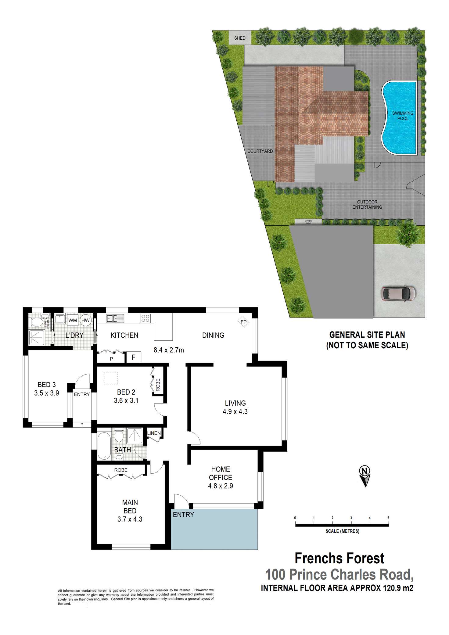 Floorplan of Homely house listing, 100 Prince Charles Road, Frenchs Forest NSW 2086