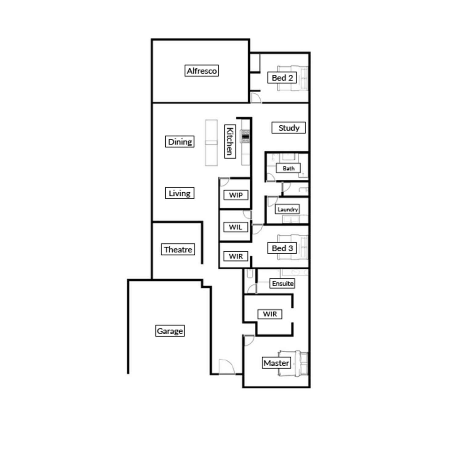 Floorplan of Homely house listing, 32 Bradley Street, Lakelands WA 6180