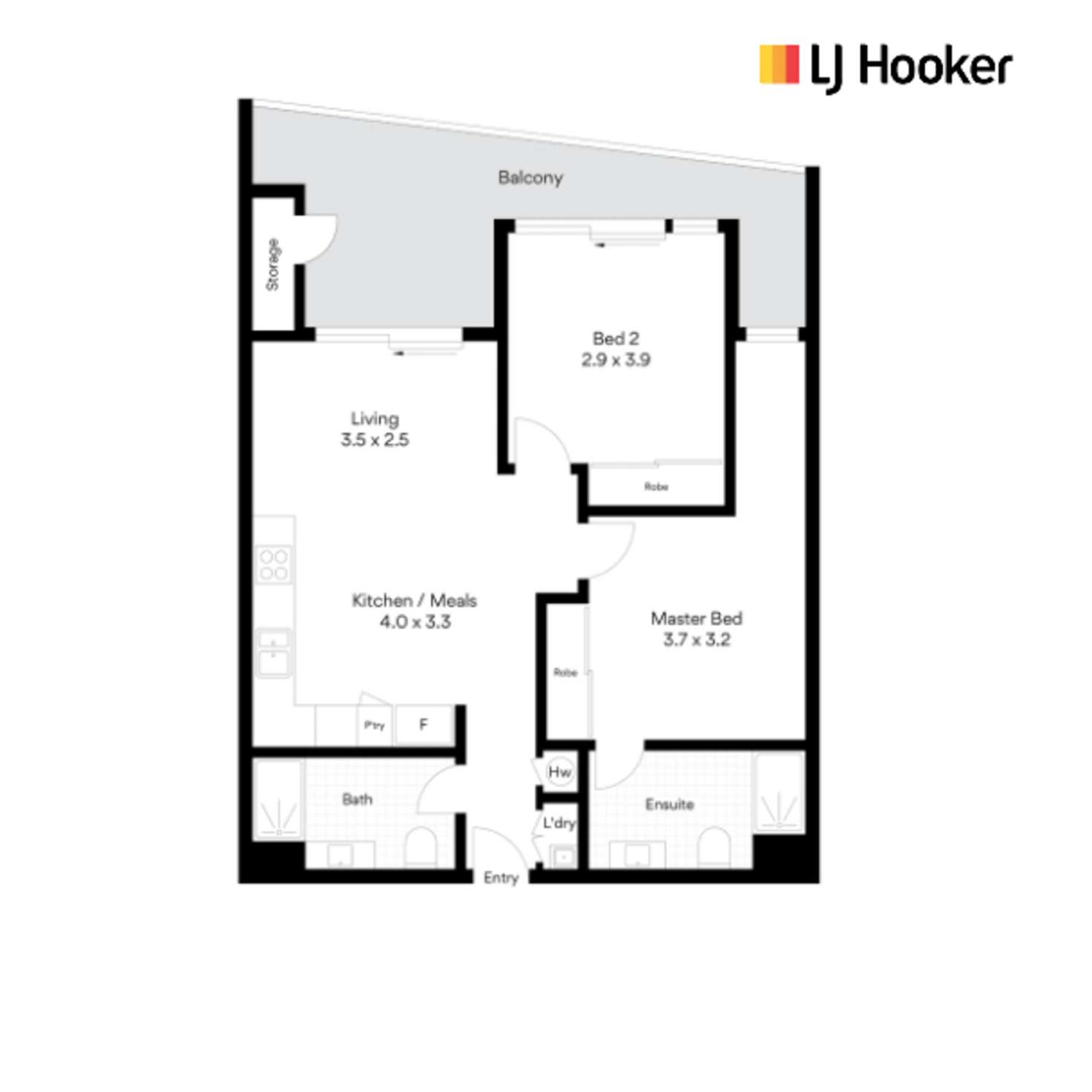 Floorplan of Homely apartment listing, 30602/300 Old Cleveland Road, Coorparoo QLD 4151