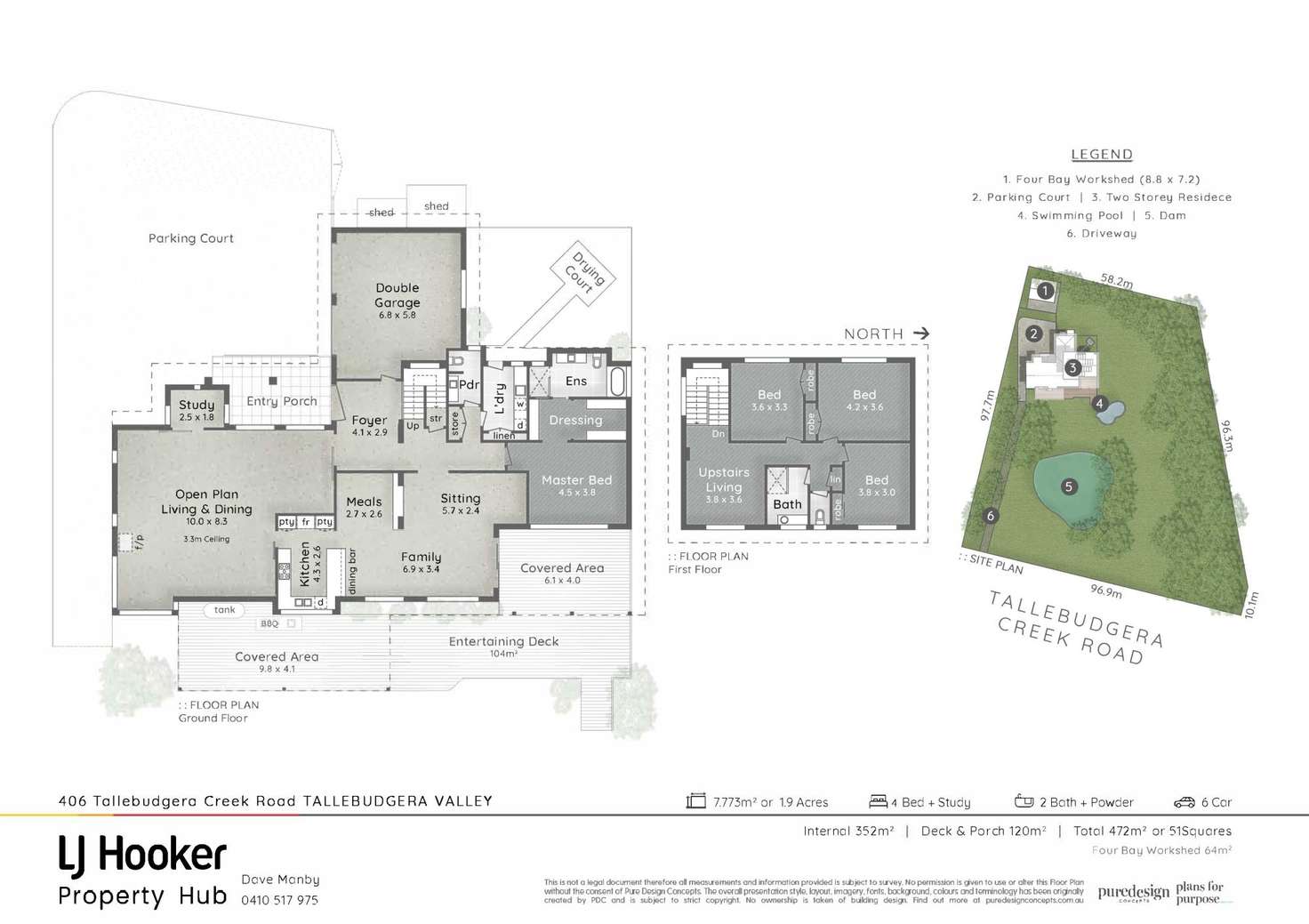 Floorplan of Homely acreageSemiRural listing, 406 Tallebudgera Creek Road, Tallebudgera Valley QLD 4228