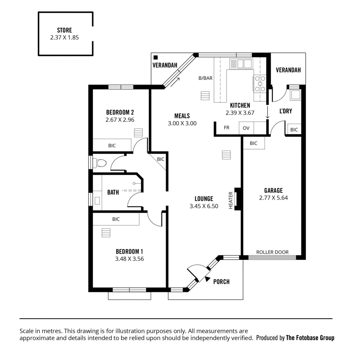 Floorplan of Homely retirement listing, 1/3 Edward Street, Glynde SA 5070