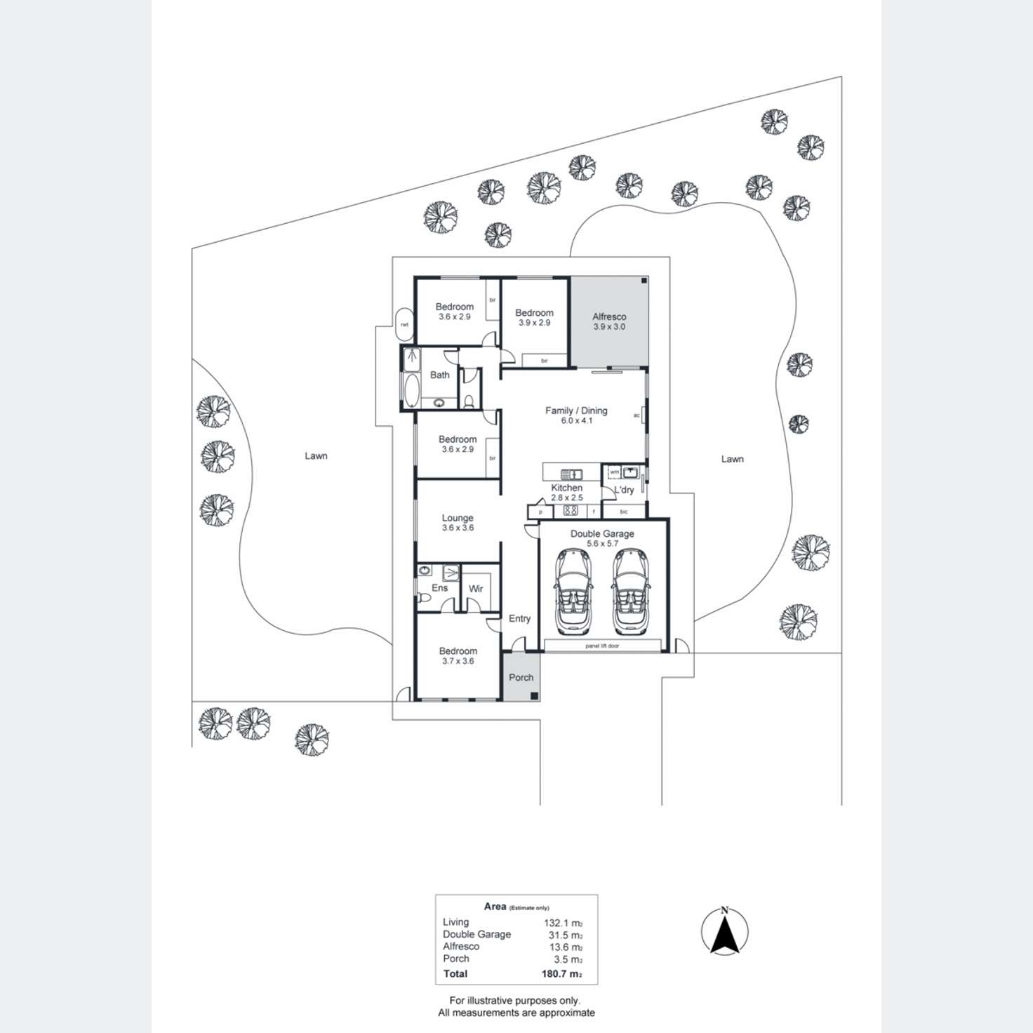 Floorplan of Homely house listing, 59 Parkview Drive, Murray Bridge SA 5253