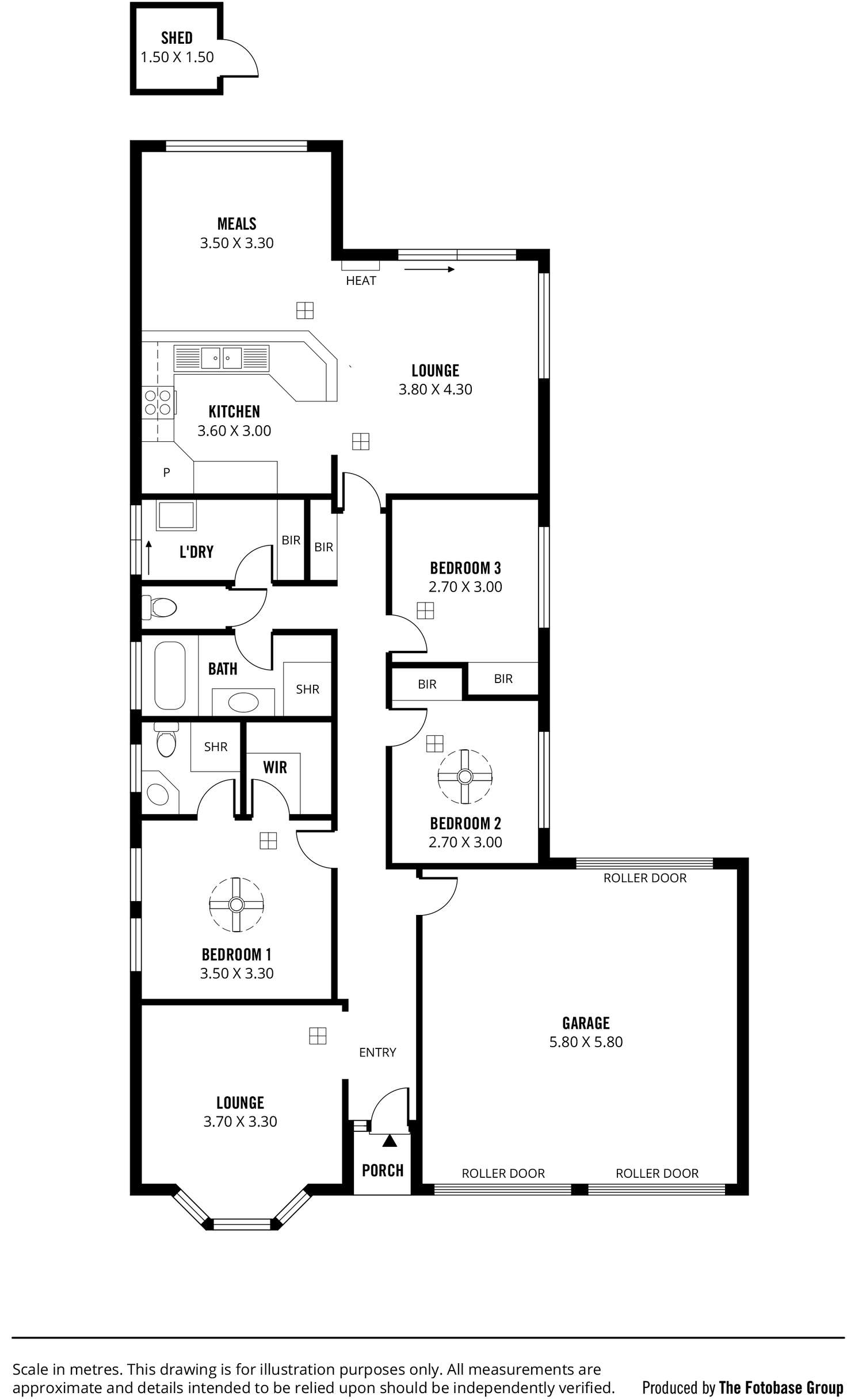 Floorplan of Homely house listing, 12 Springbank Place, Parafield Gardens SA 5107