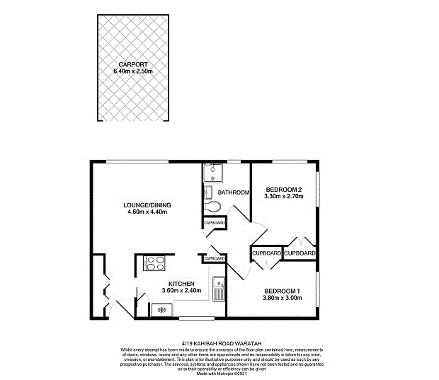 Floorplan of Homely house listing, 4/19 Kahibah Road, Waratah NSW 2298