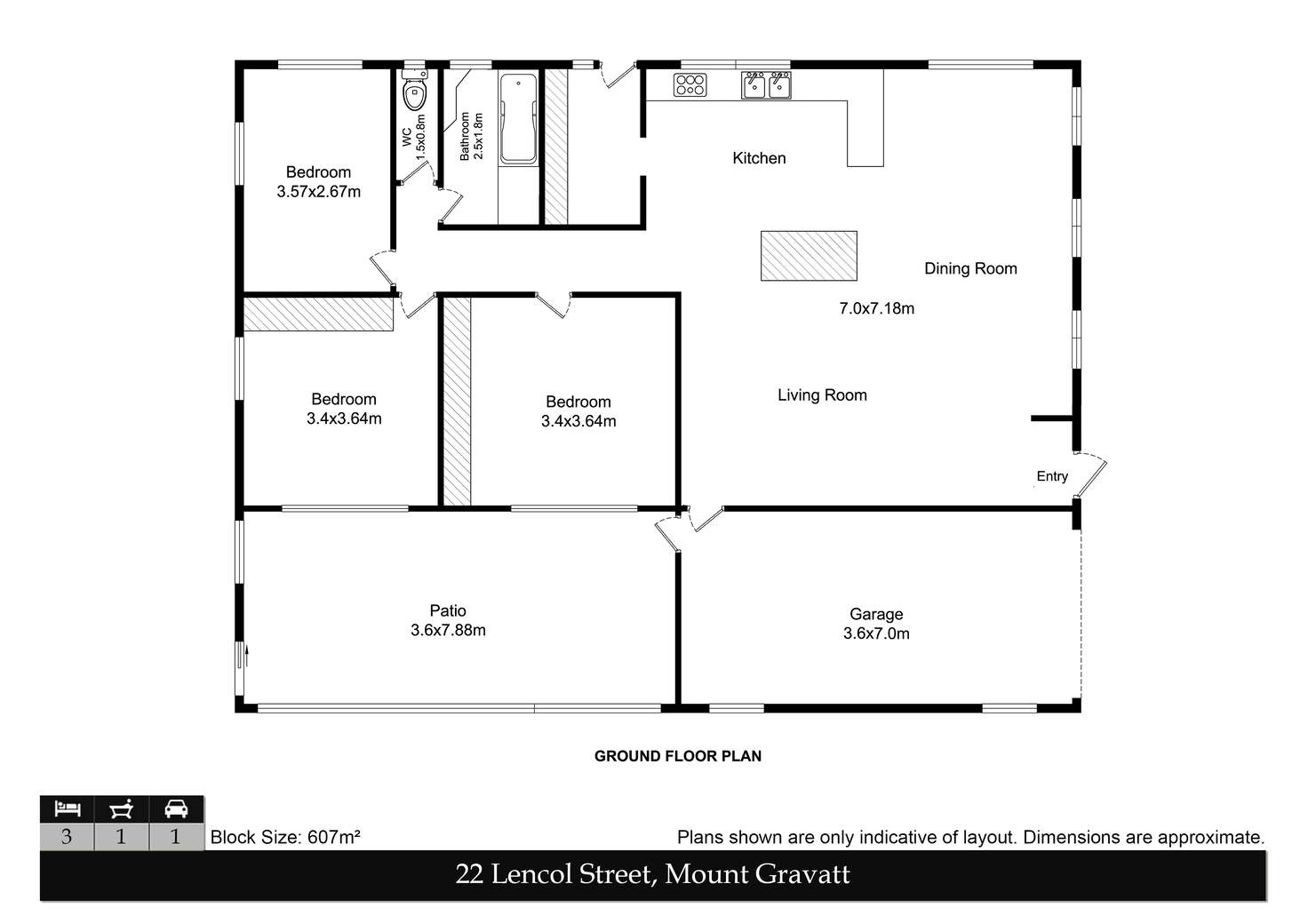 Floorplan of Homely house listing, 22 Lencol Street, Mount Gravatt QLD 4122