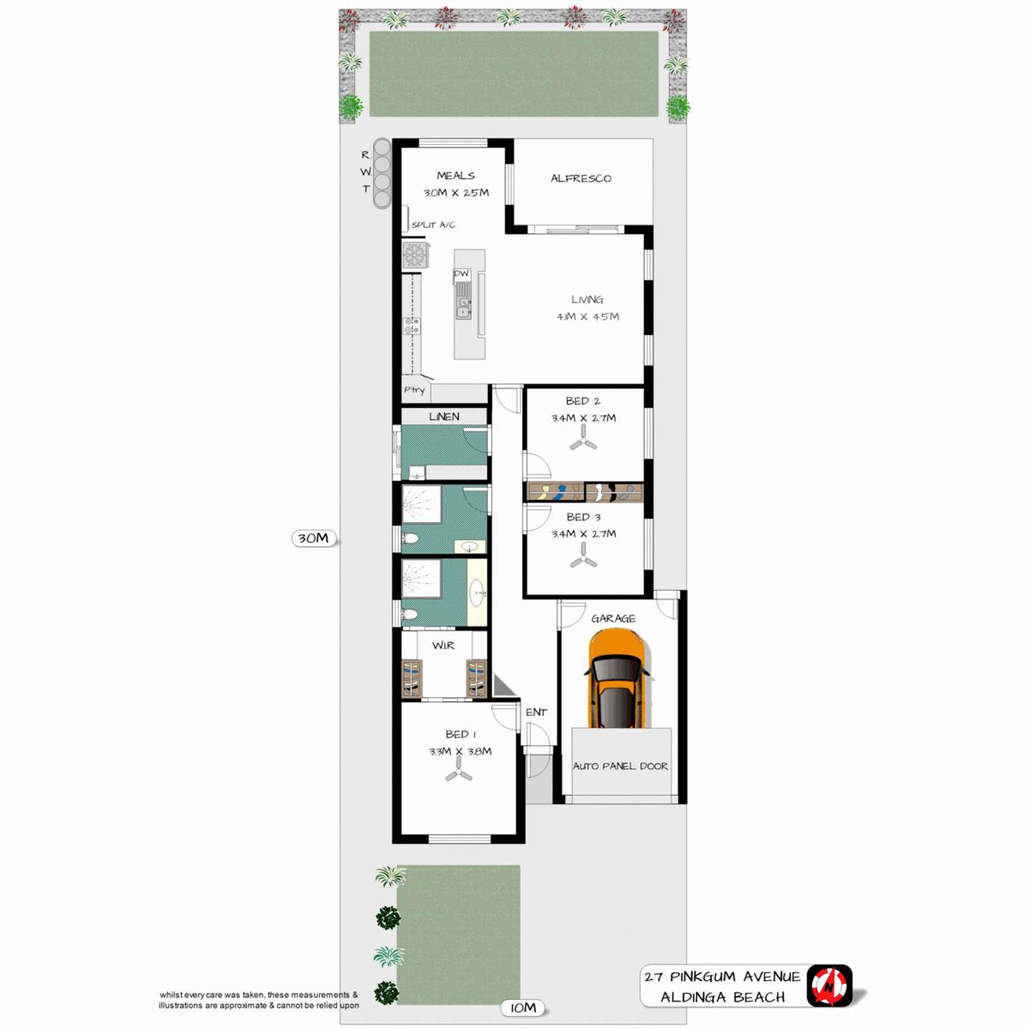 Floorplan of Homely house listing, 27 Pinkgum Avenue, Aldinga Beach SA 5173