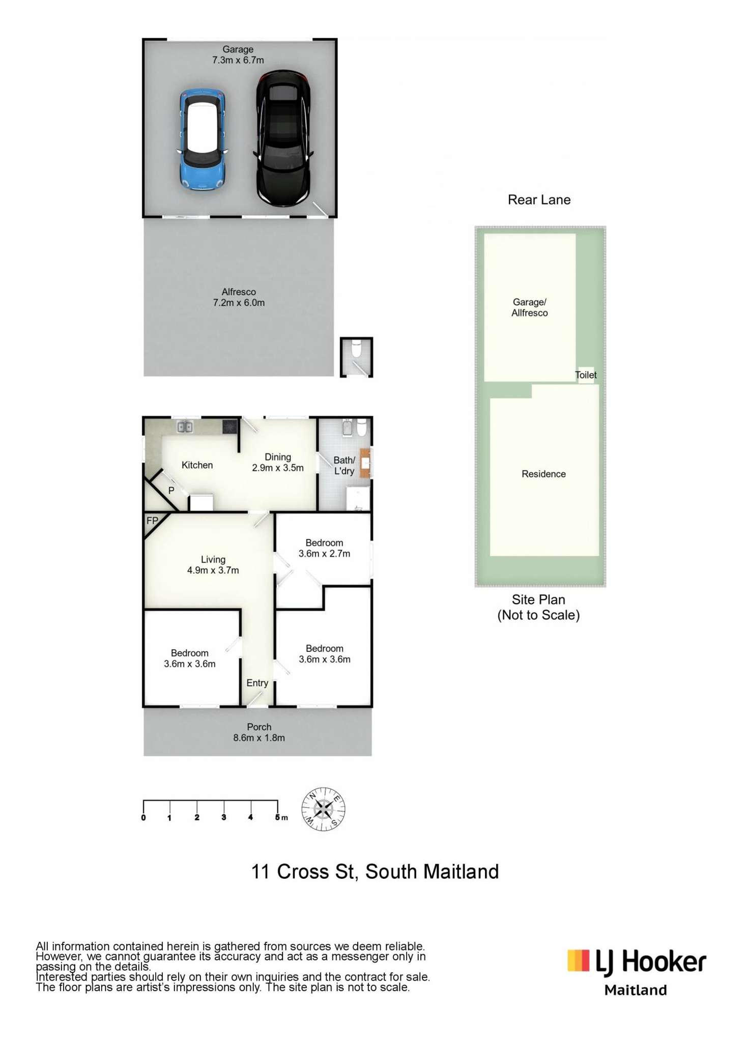 Floorplan of Homely house listing, 11 Cross Street, South Maitland NSW 2320