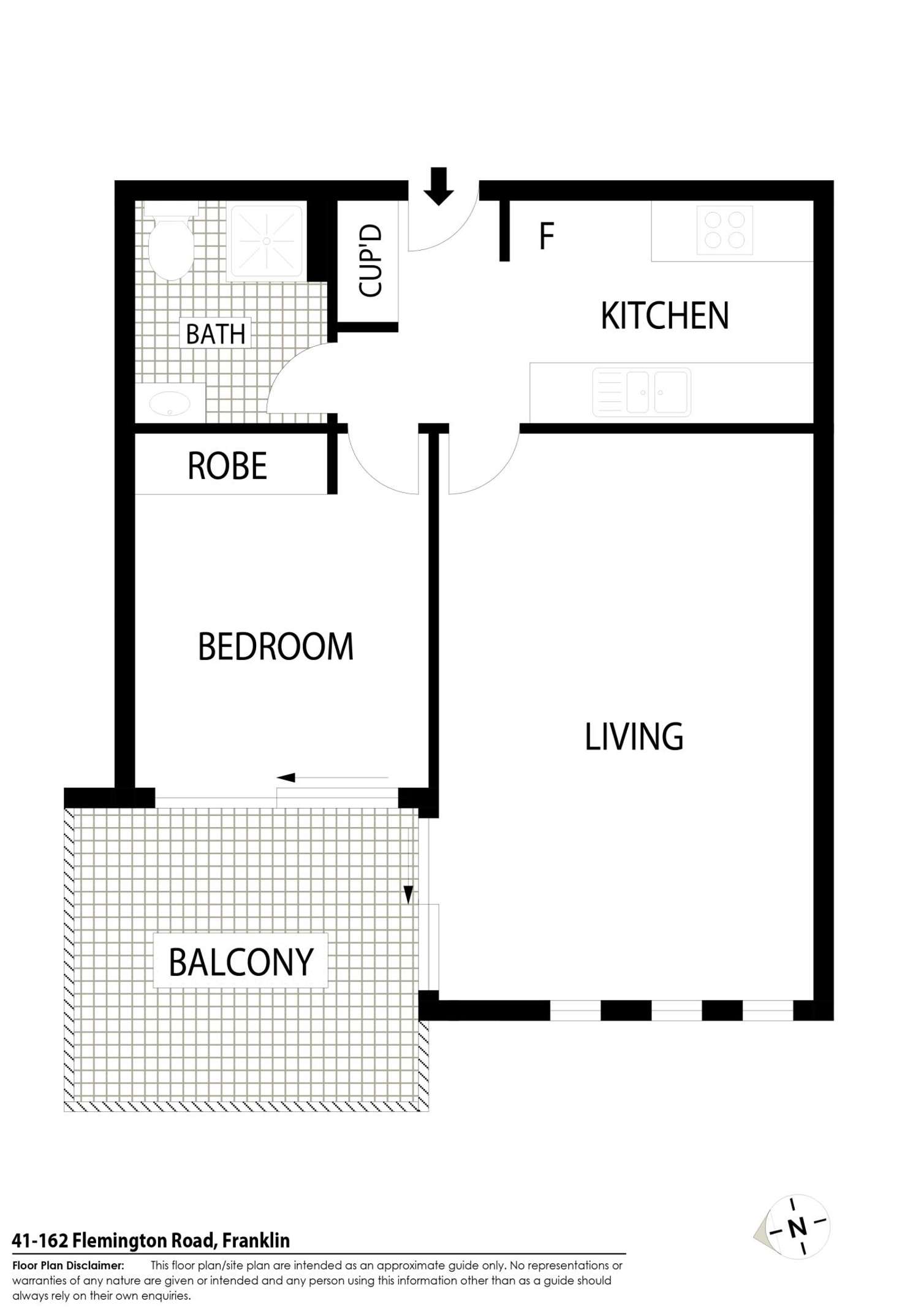 Floorplan of Homely apartment listing, 41/162 Flemington Road, Harrison ACT 2914