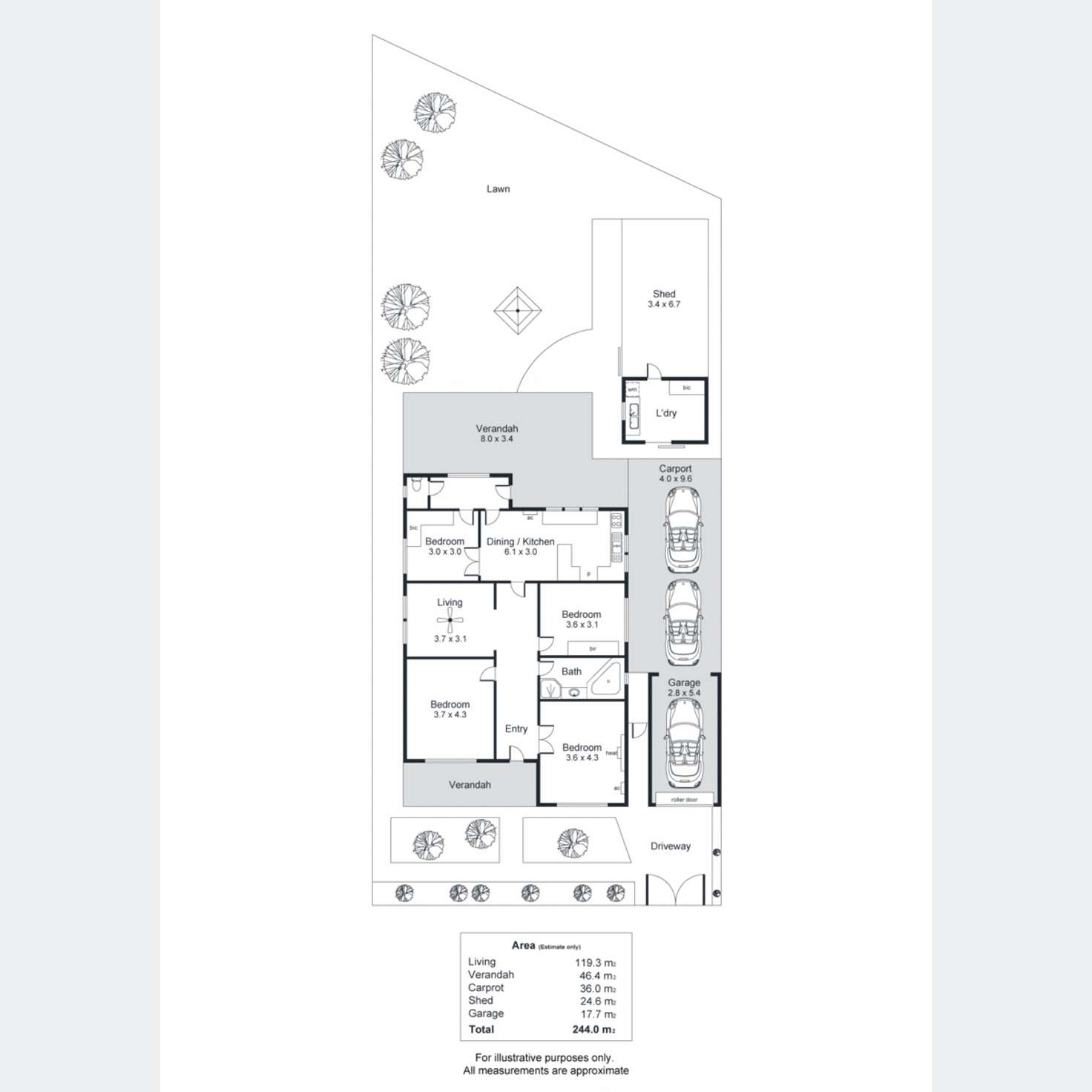 Floorplan of Homely house listing, 18 Rose Street, Ottoway SA 5013