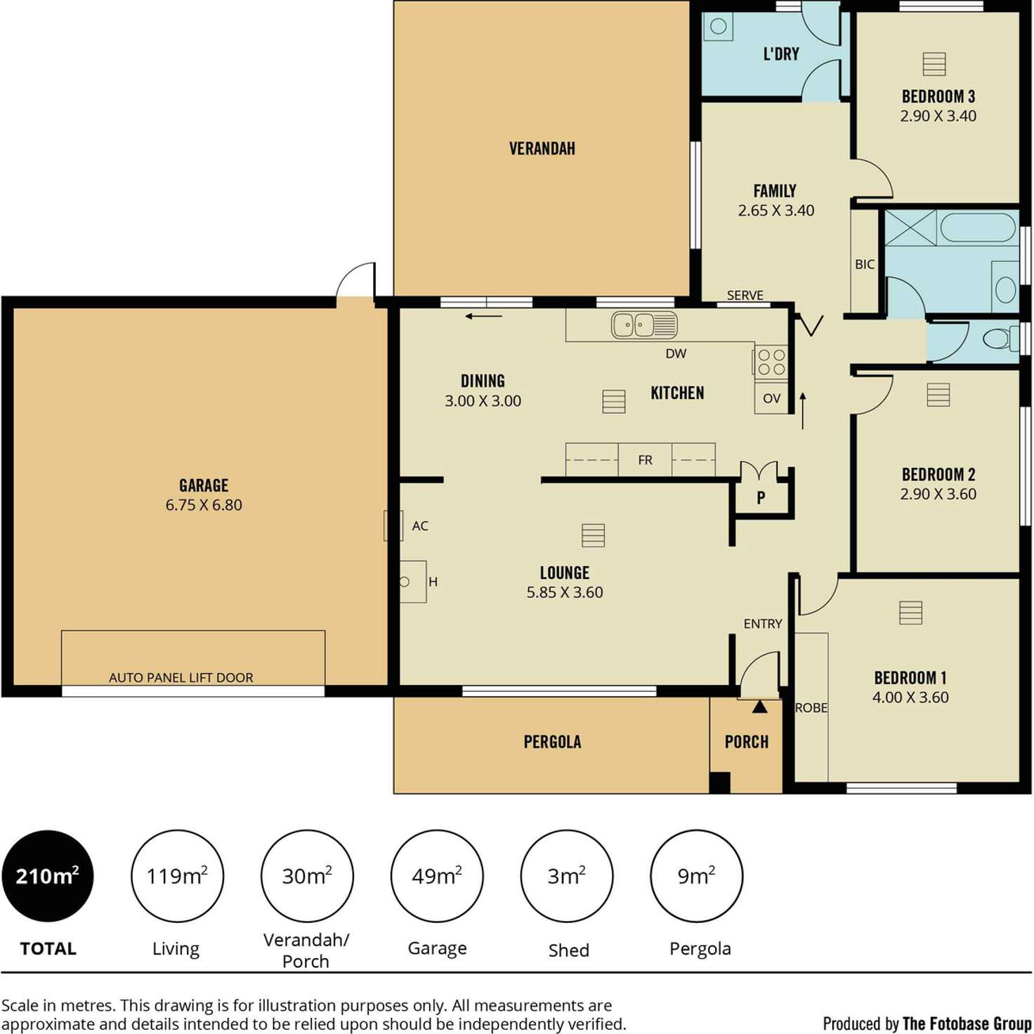 Floorplan of Homely house listing, 7 Allchurch Avenue, Redwood Park SA 5097