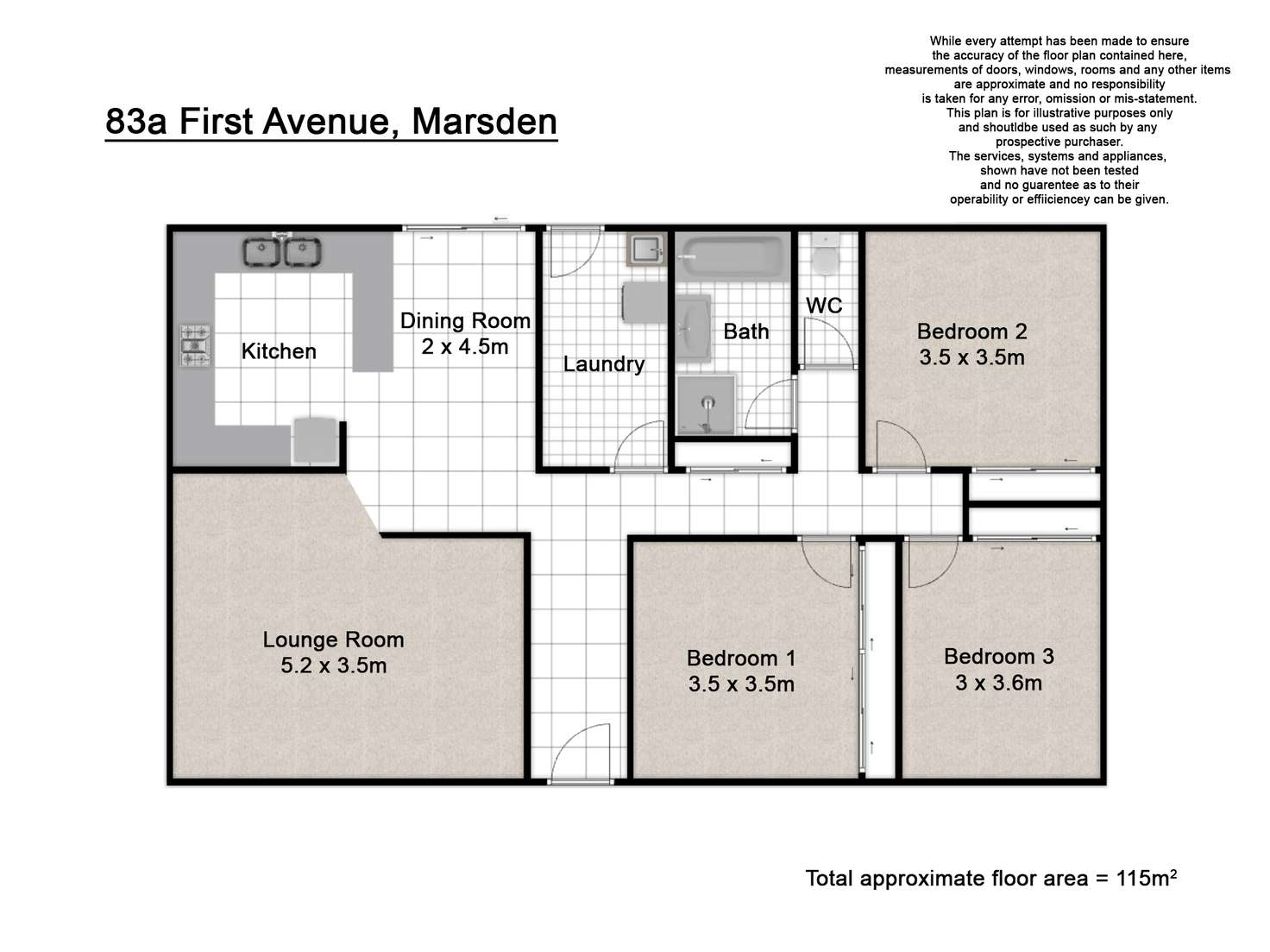 Floorplan of Homely house listing, 83A First Avenue, Marsden QLD 4132