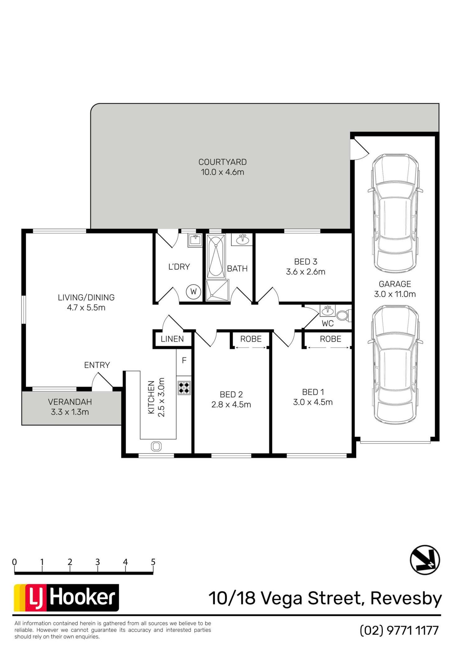 Floorplan of Homely house listing, 10/18 Vega Street, Revesby NSW 2212