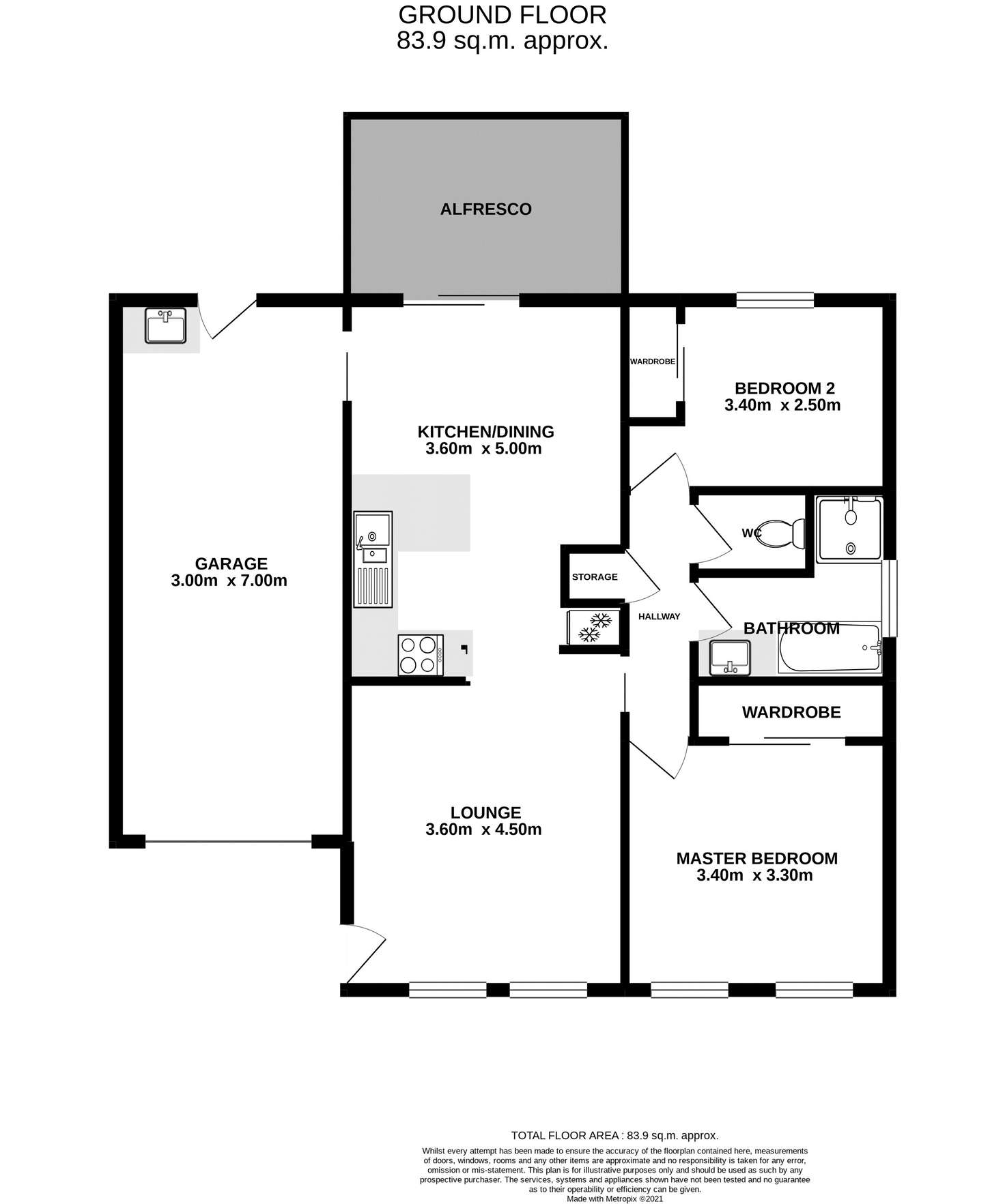 Floorplan of Homely house listing, 2/94a Rawson Street, Aberdare NSW 2325