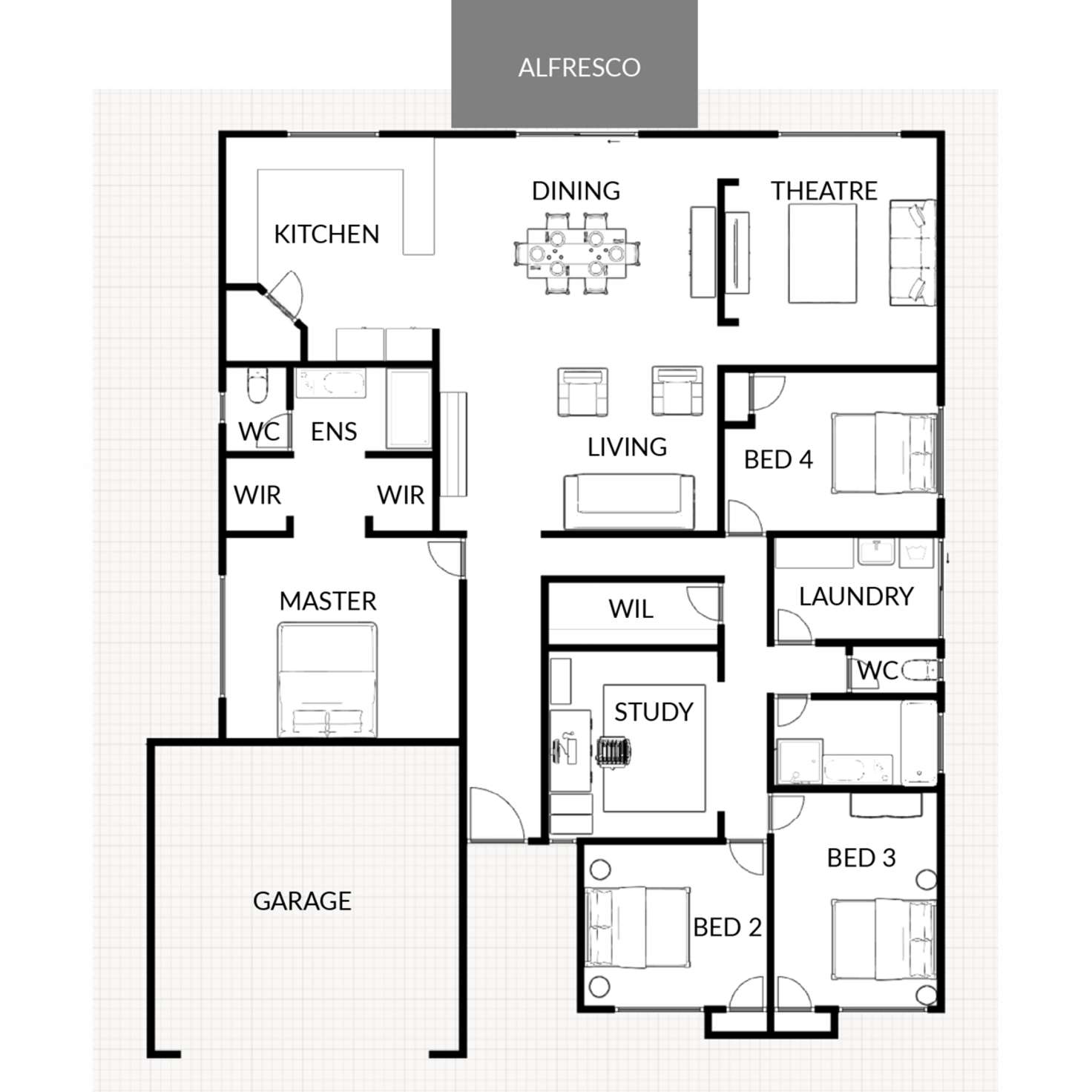 Floorplan of Homely house listing, 26 Bradley Street, Lakelands WA 6180