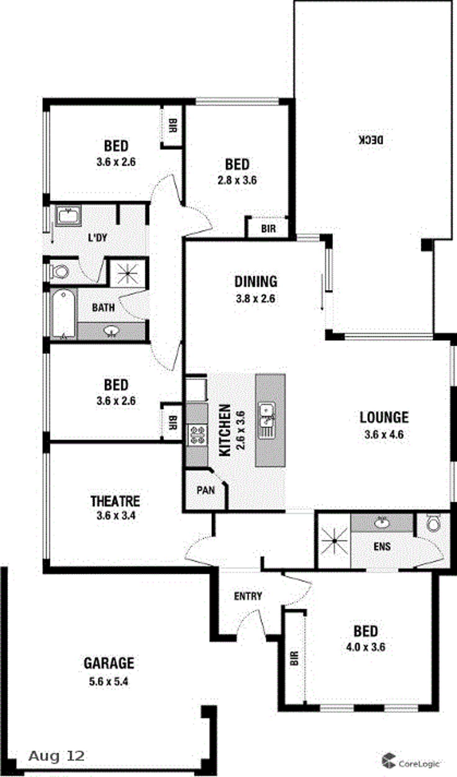 Floorplan of Homely house listing, 19 Retchford Way, Queens Park WA 6107