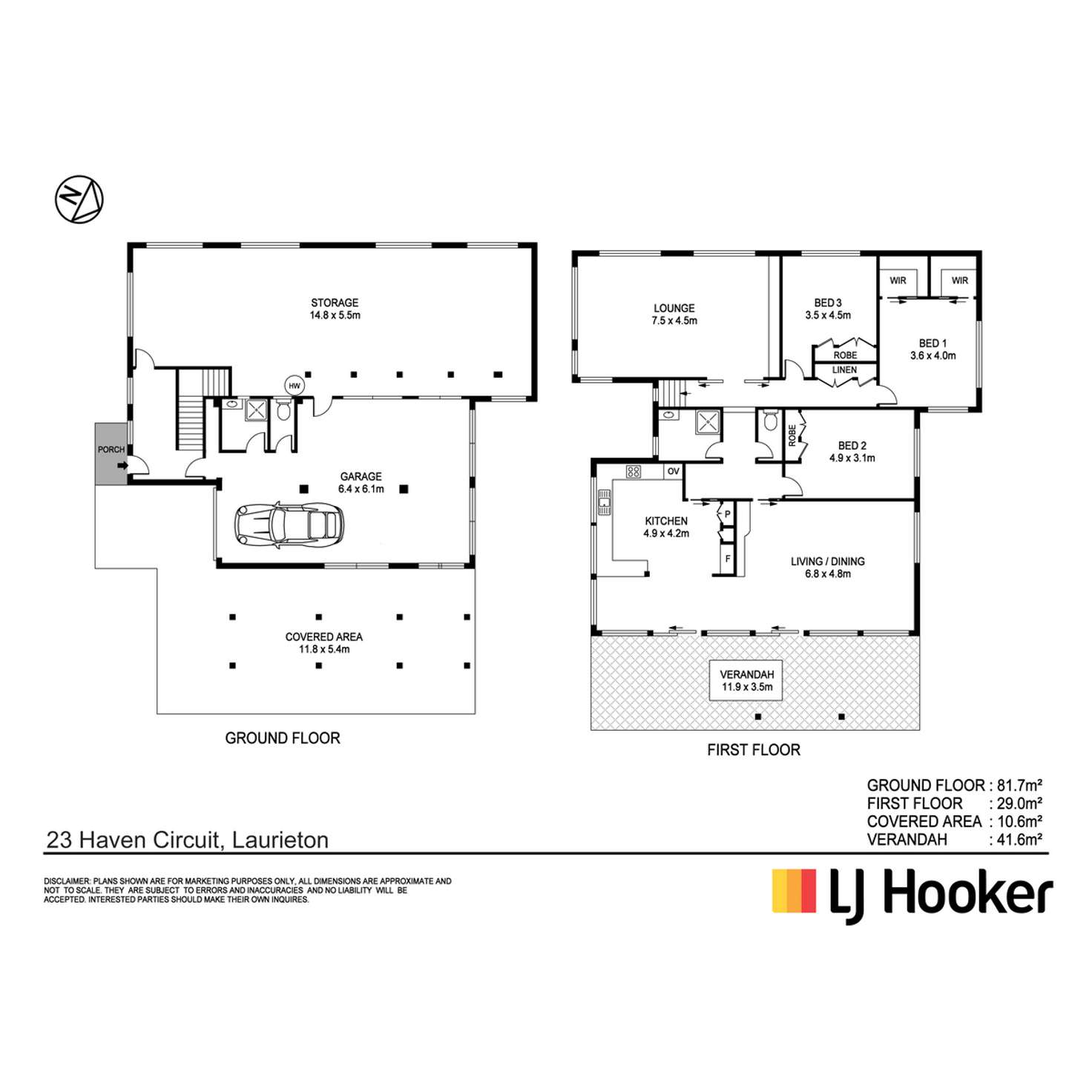 Floorplan of Homely house listing, 23 Haven Circuit, Laurieton NSW 2443