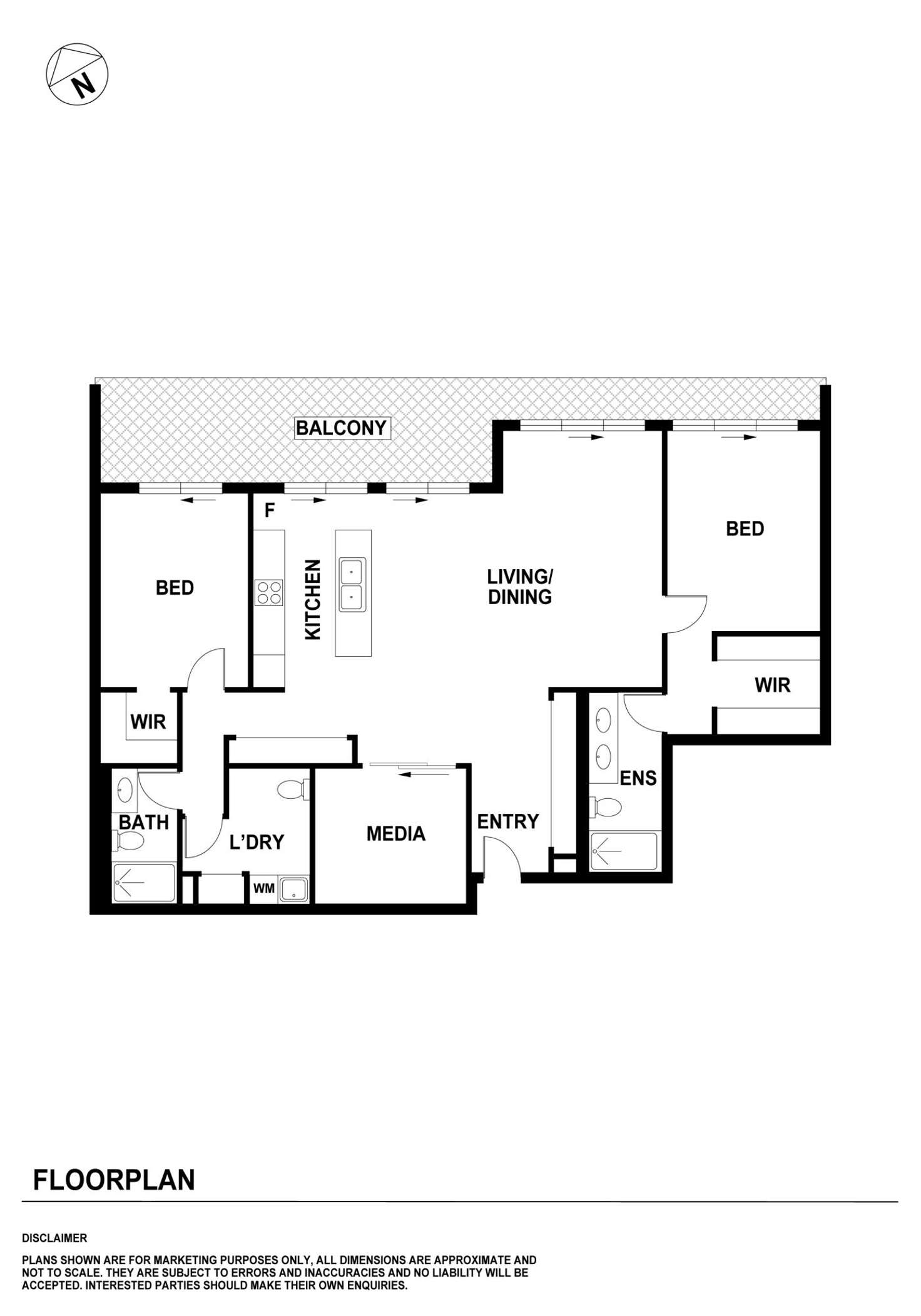 Floorplan of Homely unit listing, Address available on request