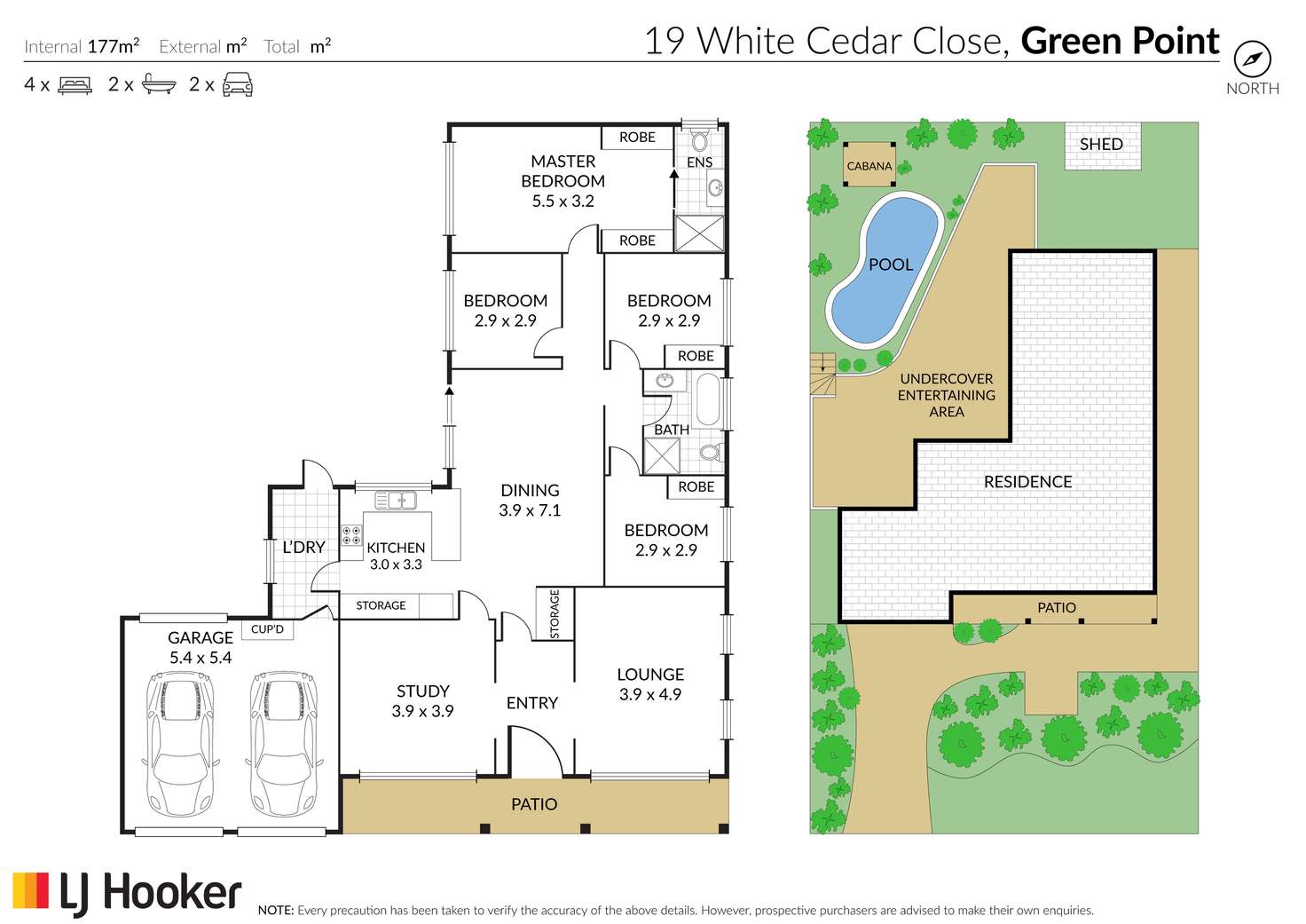 Floorplan of Homely house listing, 19 White Cedar Close, Green Point NSW 2251