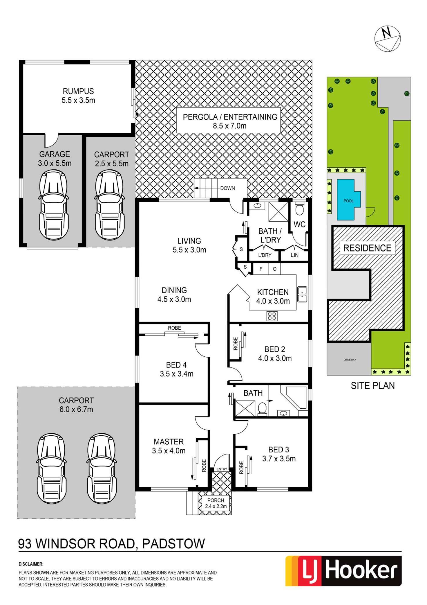 Floorplan of Homely house listing, 93 Windsor Road, Padstow NSW 2211