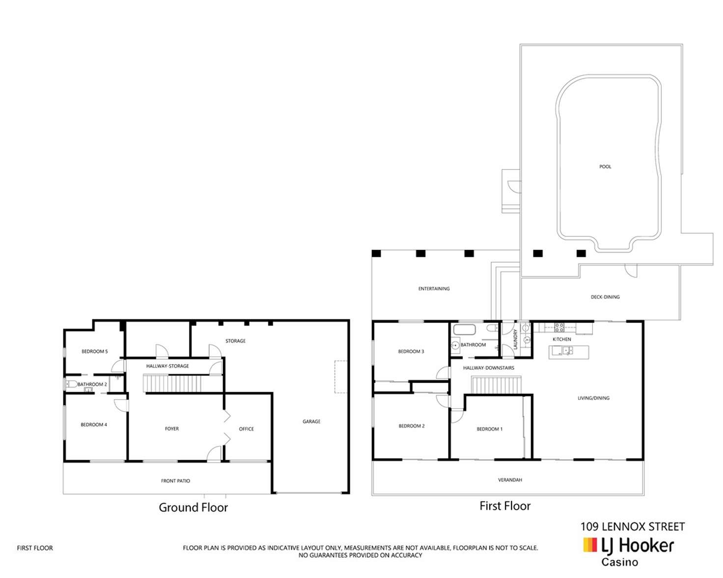 Floorplan of Homely house listing, 109 Lennox Street, Casino NSW 2470