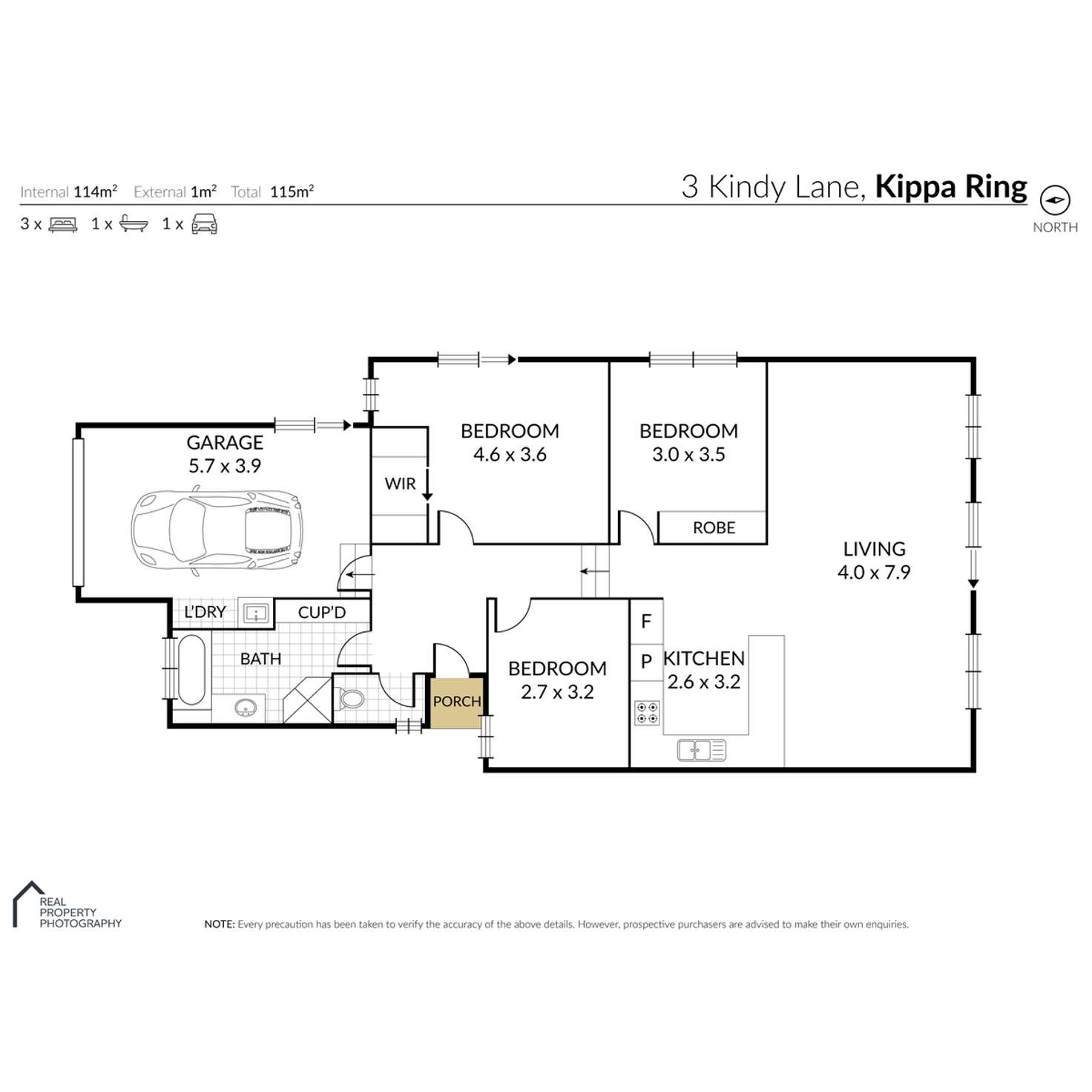 Floorplan of Homely house listing, 3 Kindy Lane, Kippa-Ring QLD 4021