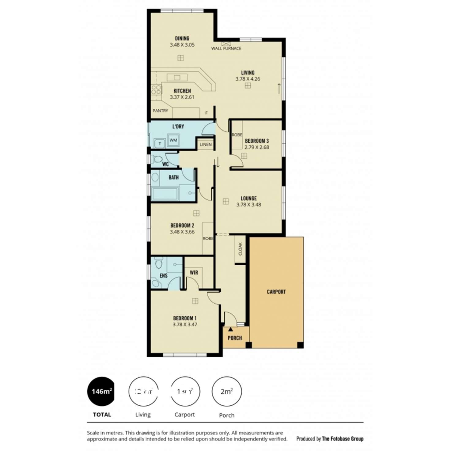 Floorplan of Homely house listing, 19 Orchard Drive, Evanston SA 5116