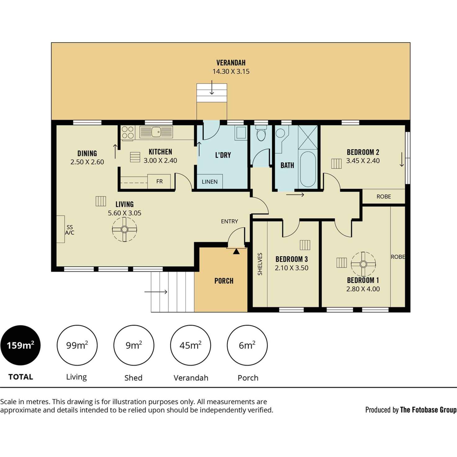 Floorplan of Homely house listing, 2 Birkin Avenue, Ingle Farm SA 5098