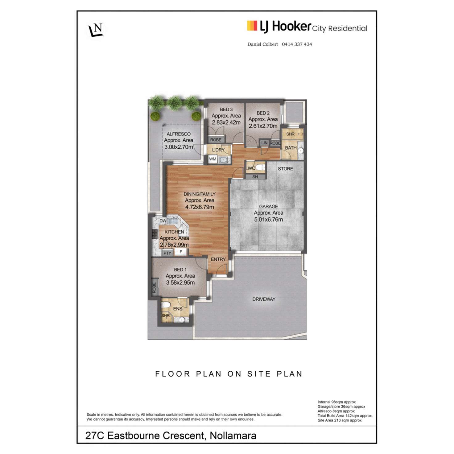 Floorplan of Homely house listing, 27C Eastbourne Crescent, Nollamara WA 6061