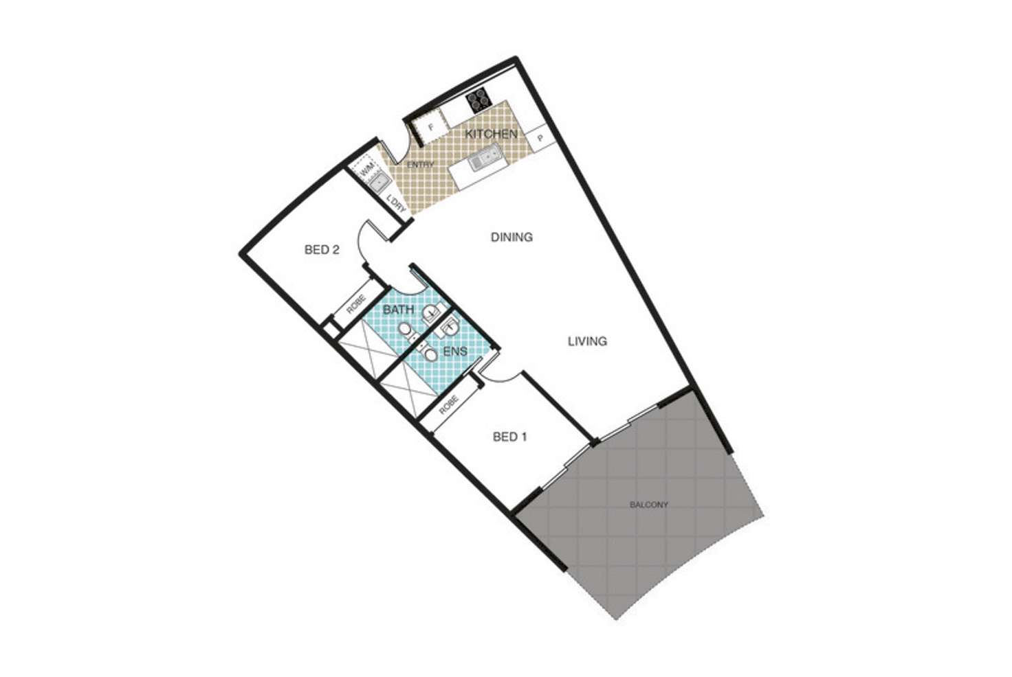 Floorplan of Homely apartment listing, 316/240 Bunda Street, City ACT 2601