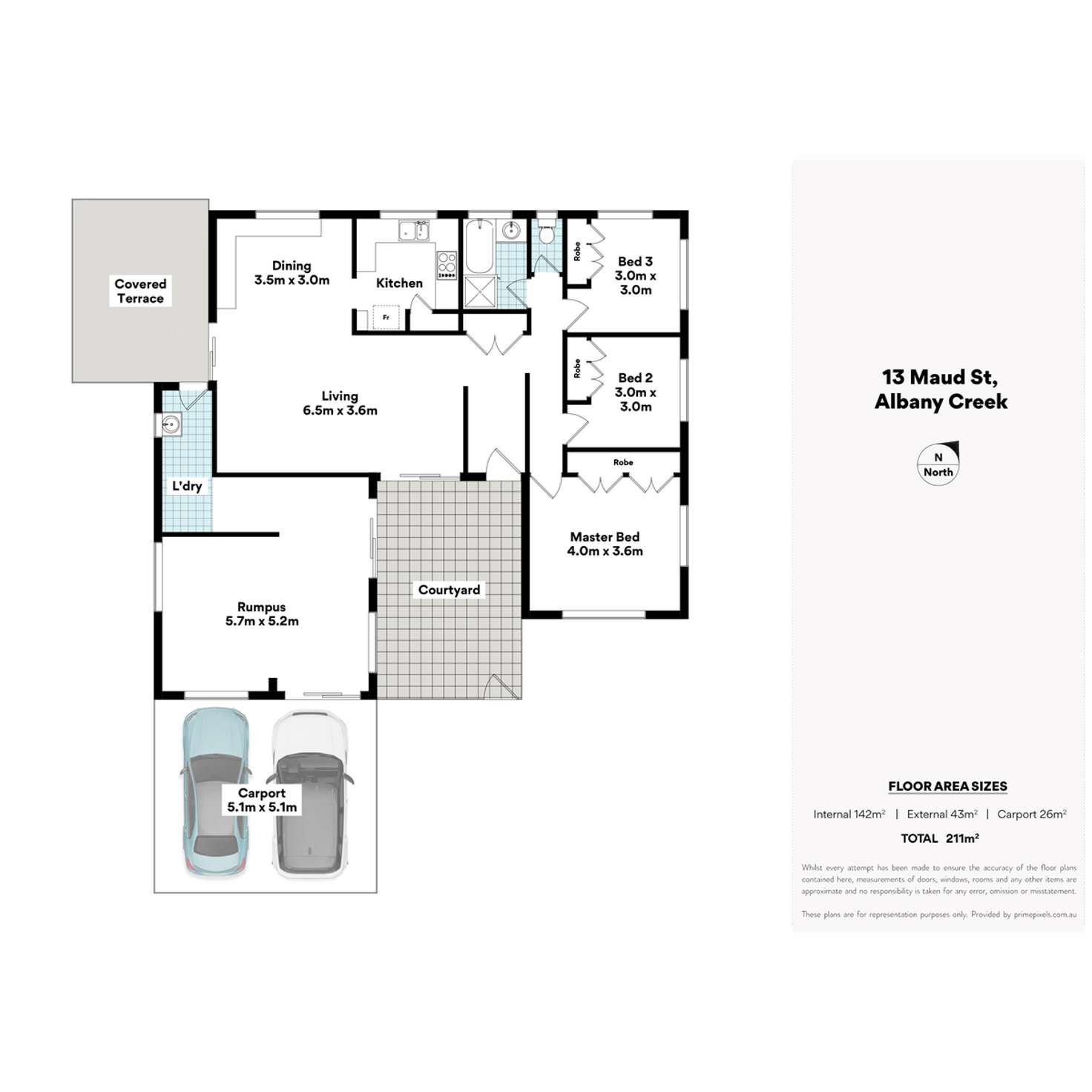 Floorplan of Homely house listing, 13 Maud Street, Albany Creek QLD 4035