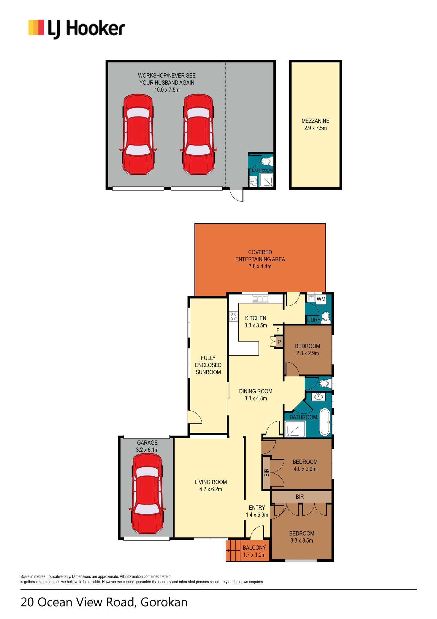 Floorplan of Homely house listing, 20 Ocean View Road, Gorokan NSW 2263