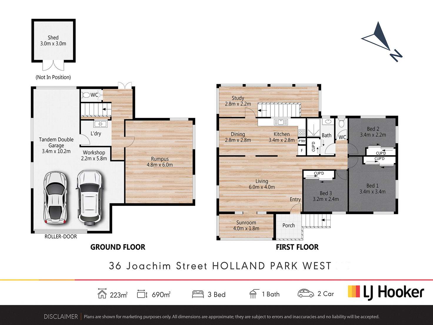 Floorplan of Homely house listing, 36 Joachim Street, Holland Park West QLD 4121