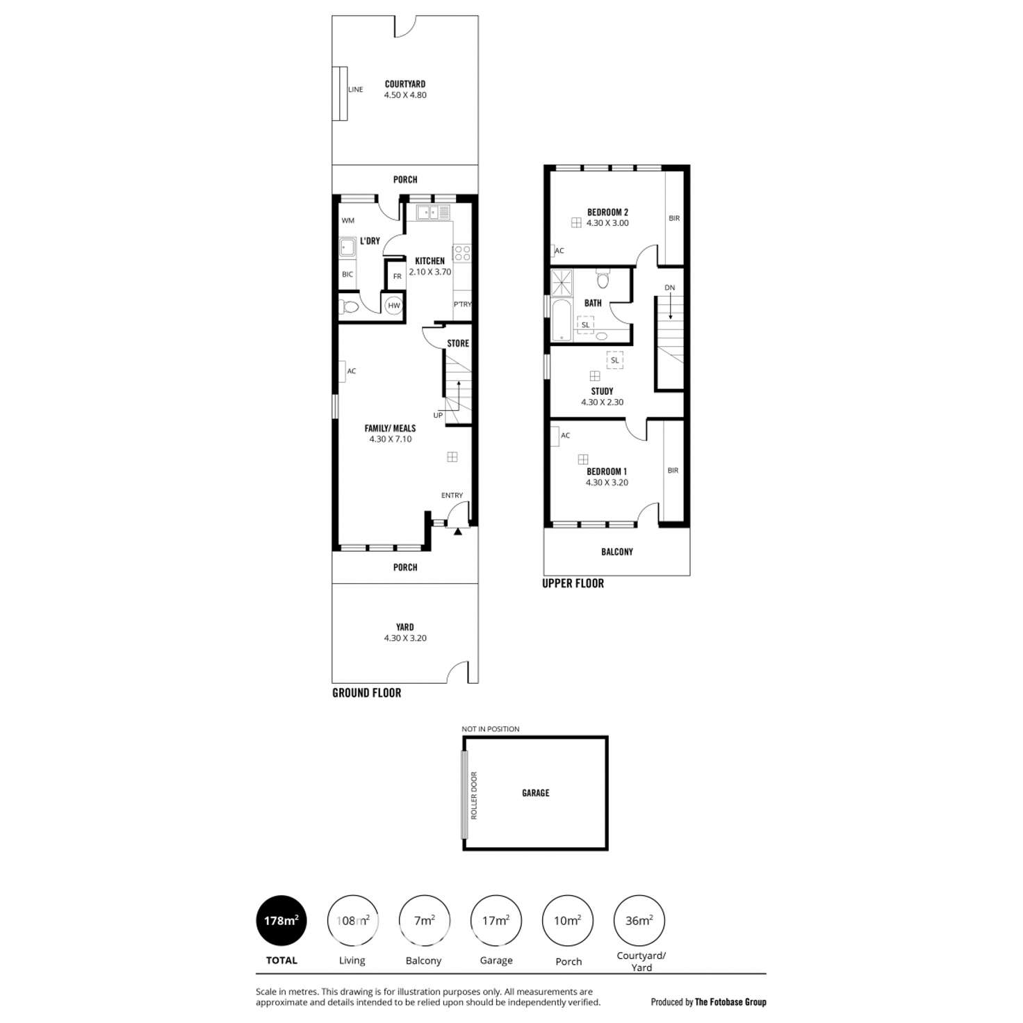 Floorplan of Homely townhouse listing, 12 Curtin Lane, North Adelaide SA 5006