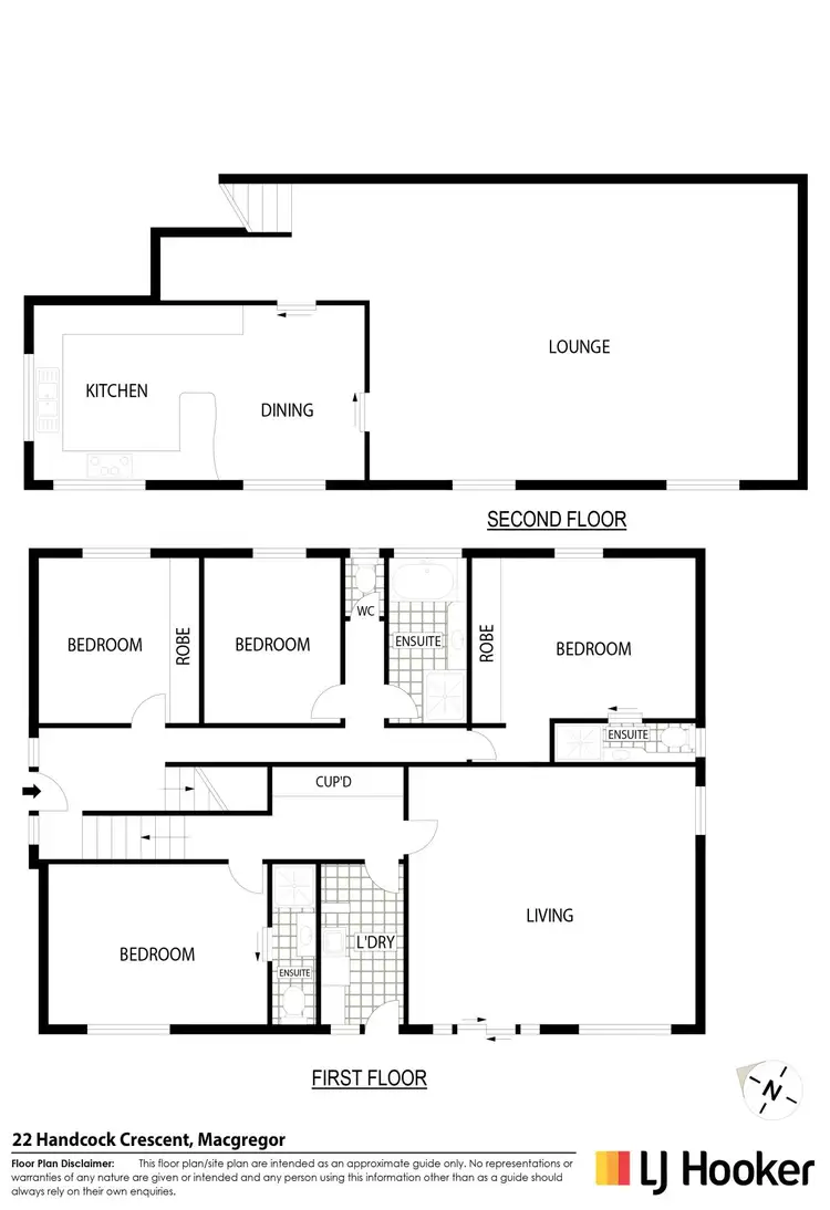 Floorplan of Homely house listing, 22 Handcock Crescent, Macgregor ACT 2615