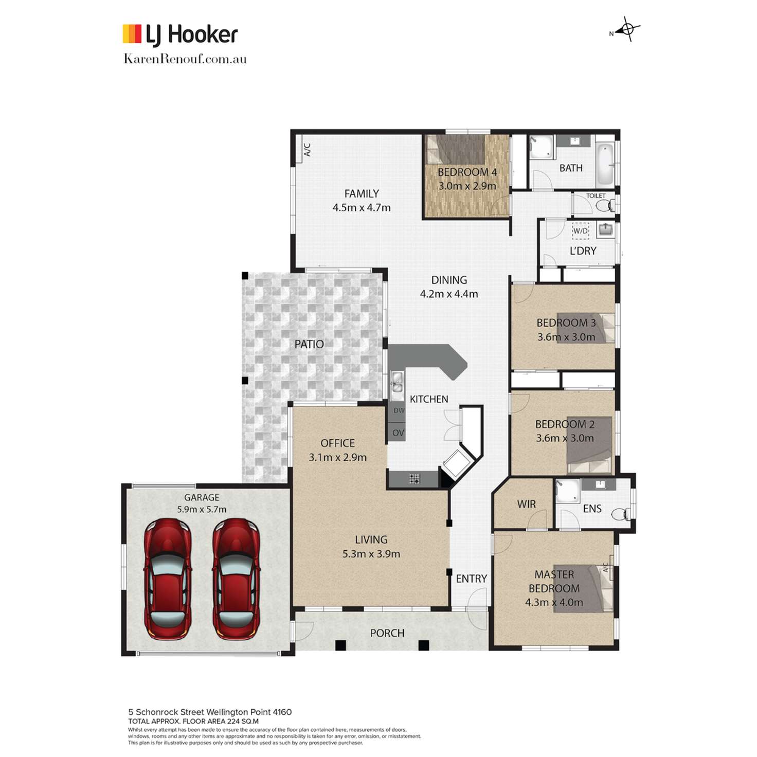 Floorplan of Homely house listing, 5 Schonrock Street, Wellington Point QLD 4160